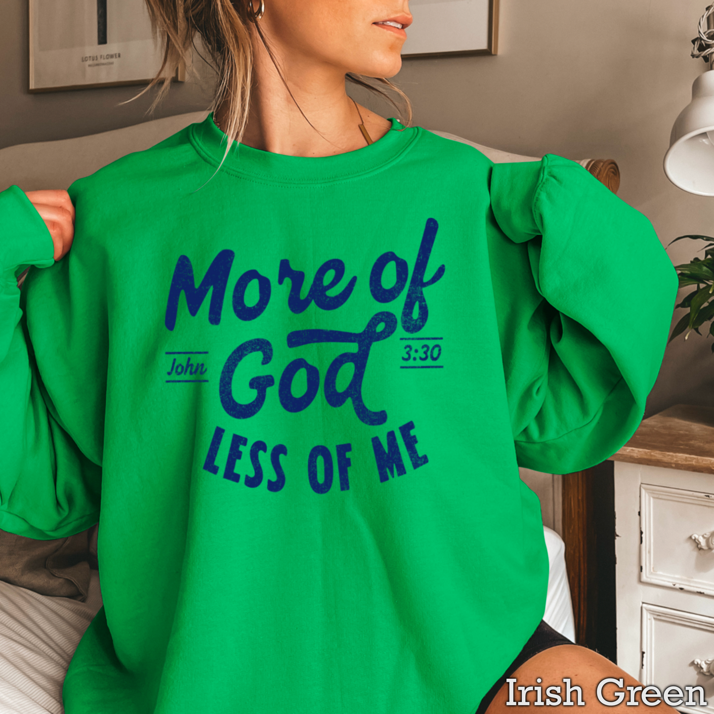 More Of God Graphic Crewneck Sweatshirt