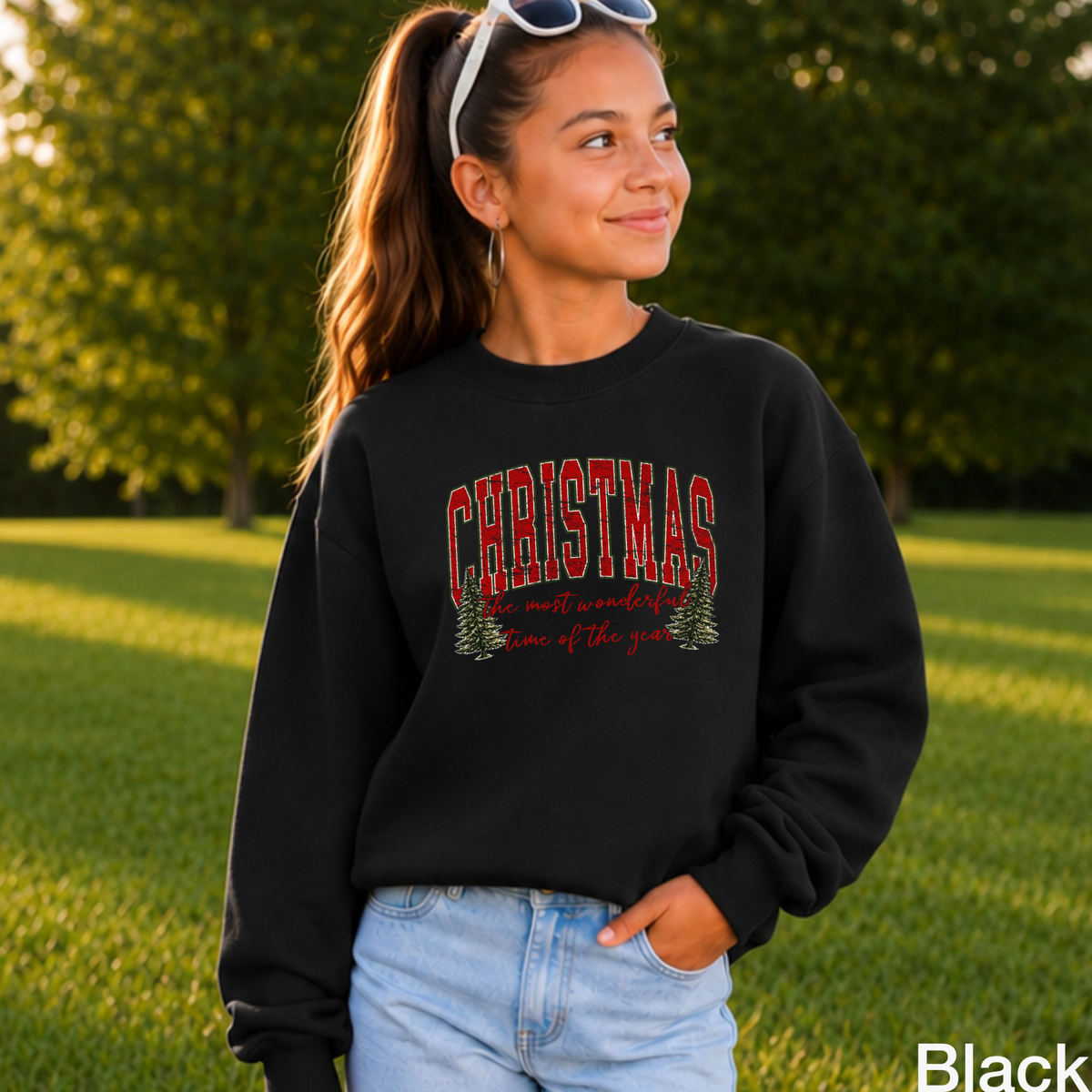 It's The Most Wonderful Time Of The Year Christmas Youth Crewneck Sweatshirt