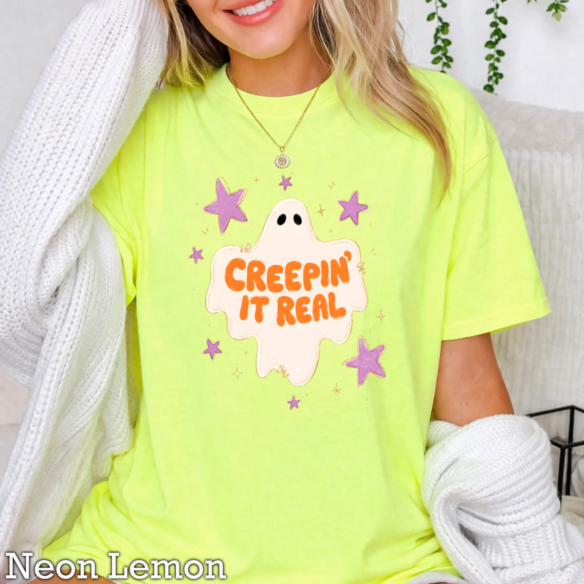 Creepin It Real Comfort Color Graphic Tee