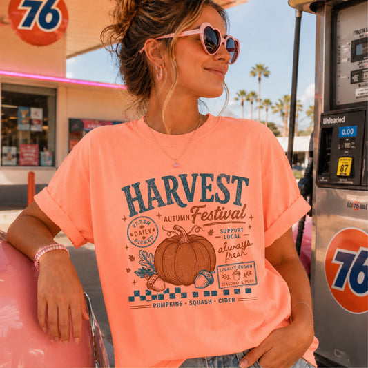 Harvest Festival Comfort Color Graphic Tee