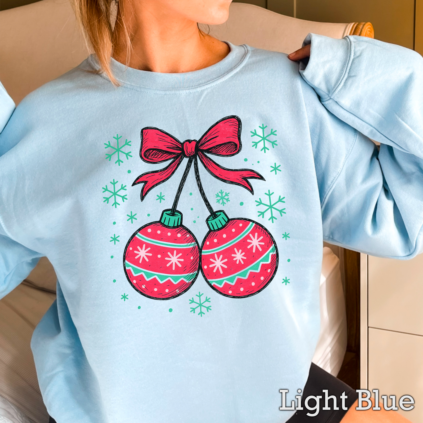 Christmas Cherries Crewneck Sweatshirt