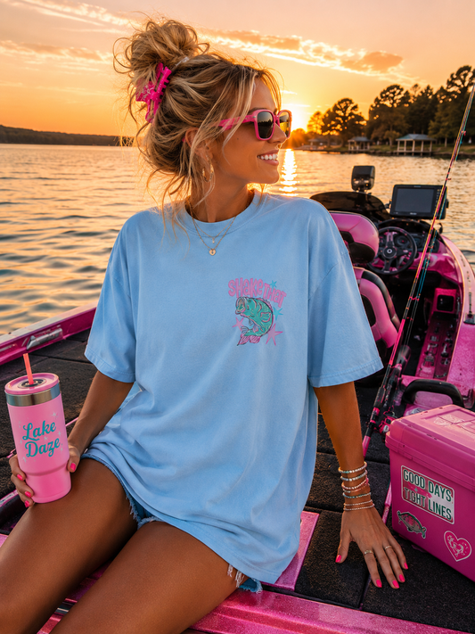 Shake That Bass Comfort Color Graphic Tee