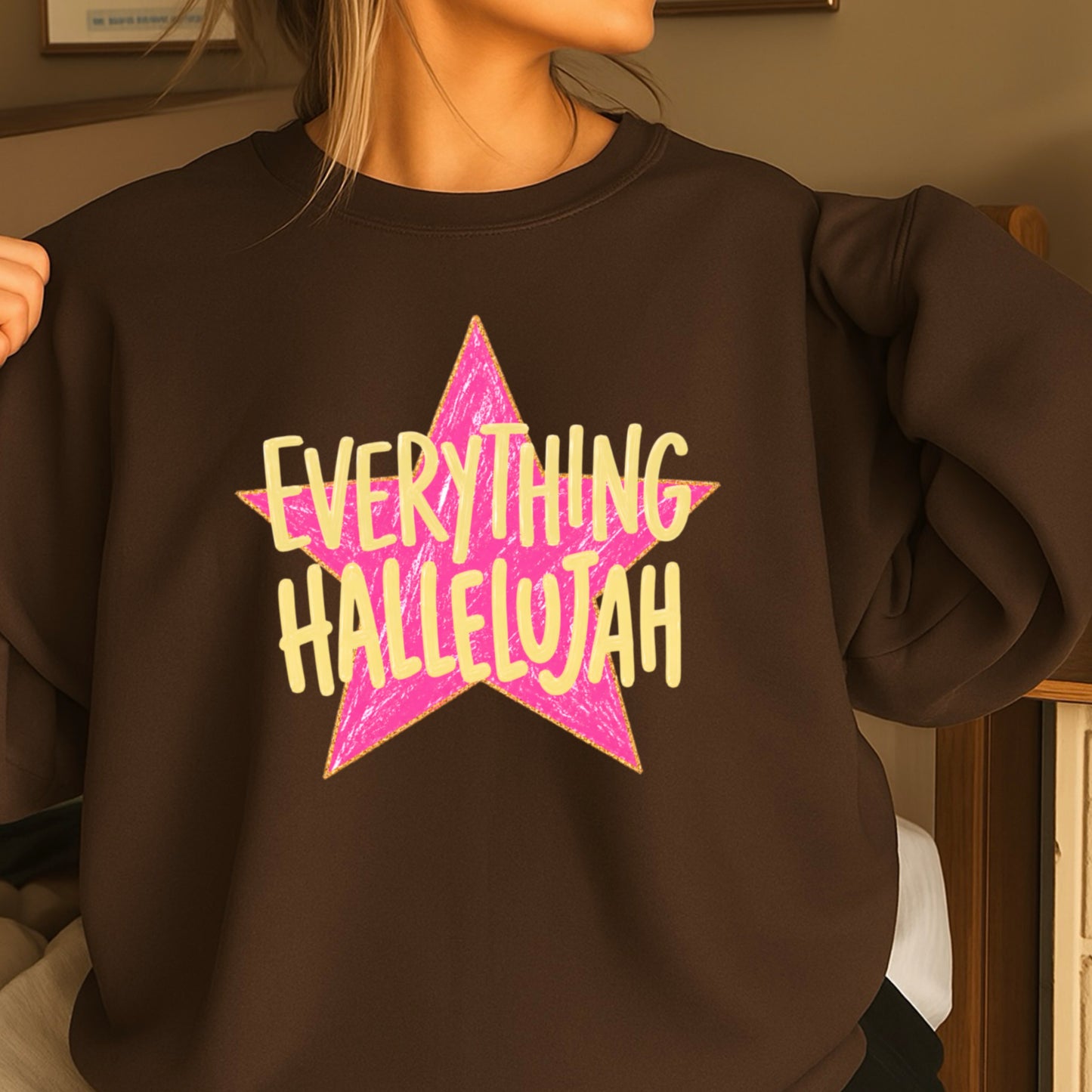 Everything Hallelujah Crewneck Sweatshirt