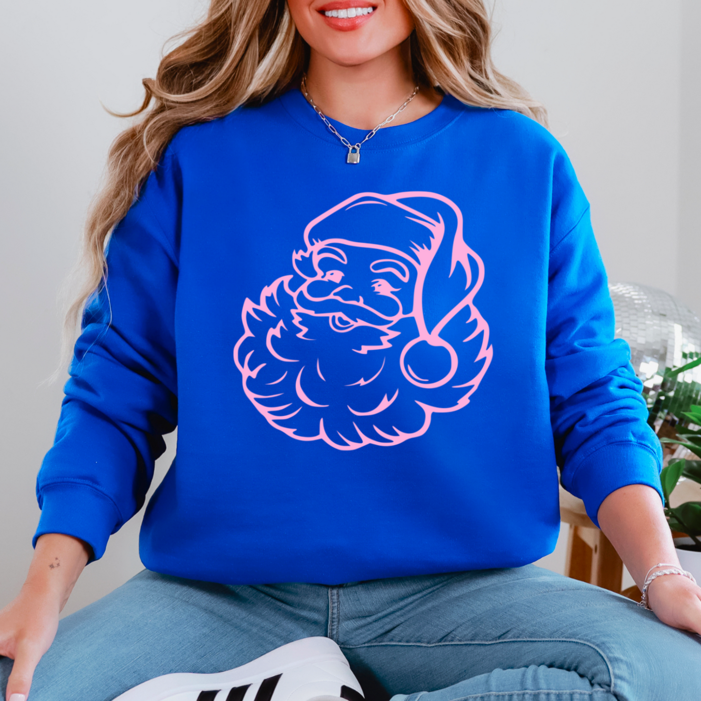 Vintage Santa Crewneck Sweatshirt