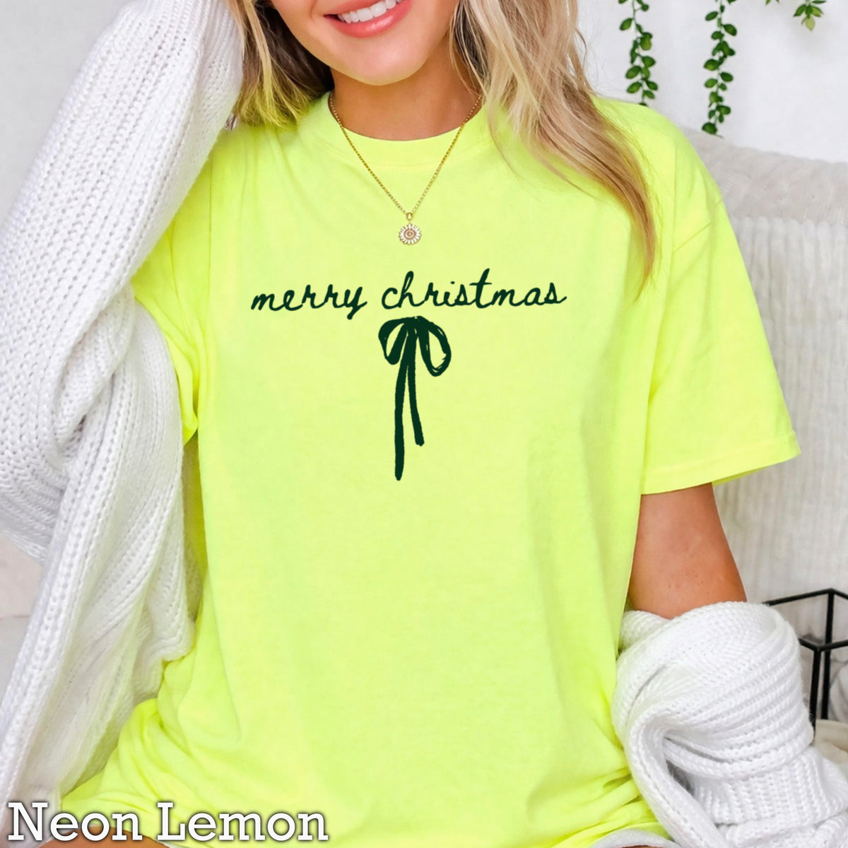 Merry Christmas Comfort Color Graphic Tee