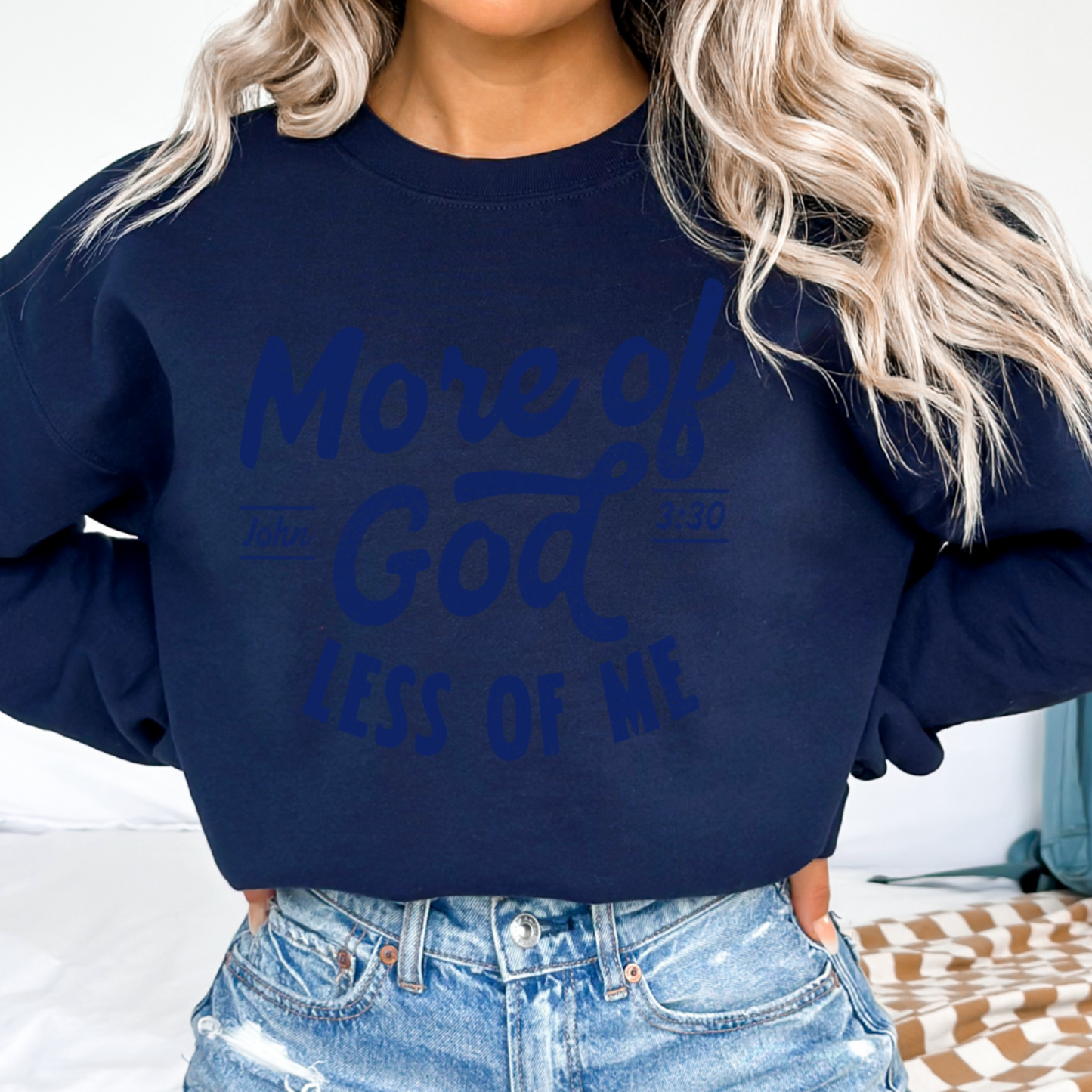 More Of God Graphic Crewneck Sweatshirt