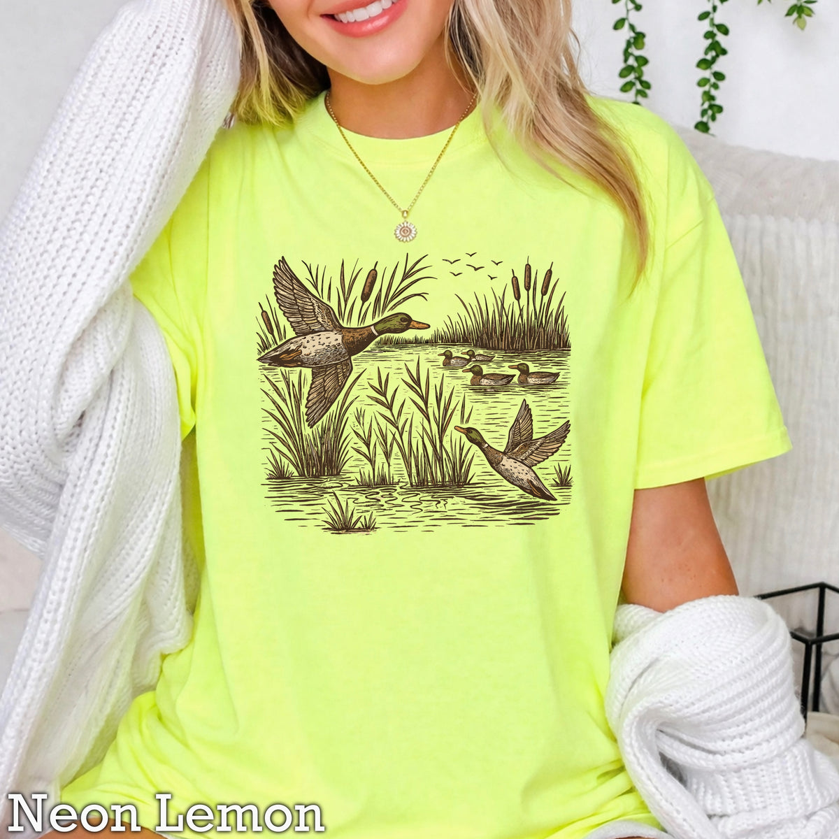 Mallard Ducks Comfort Color Graphic Tee