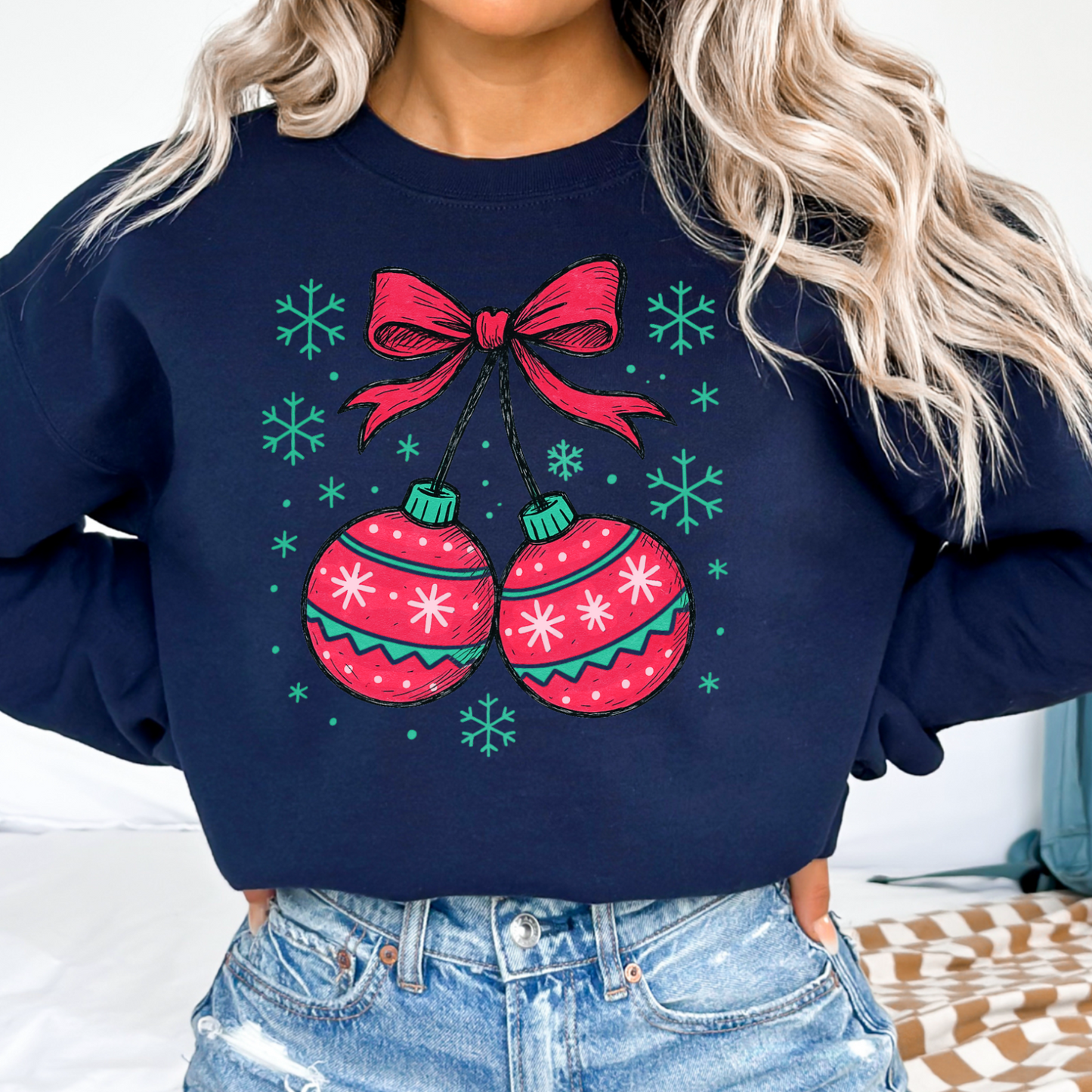 Christmas Cherries Crewneck Sweatshirt
