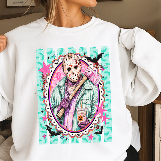 Horror Film Character Crewneck Sweatshirt