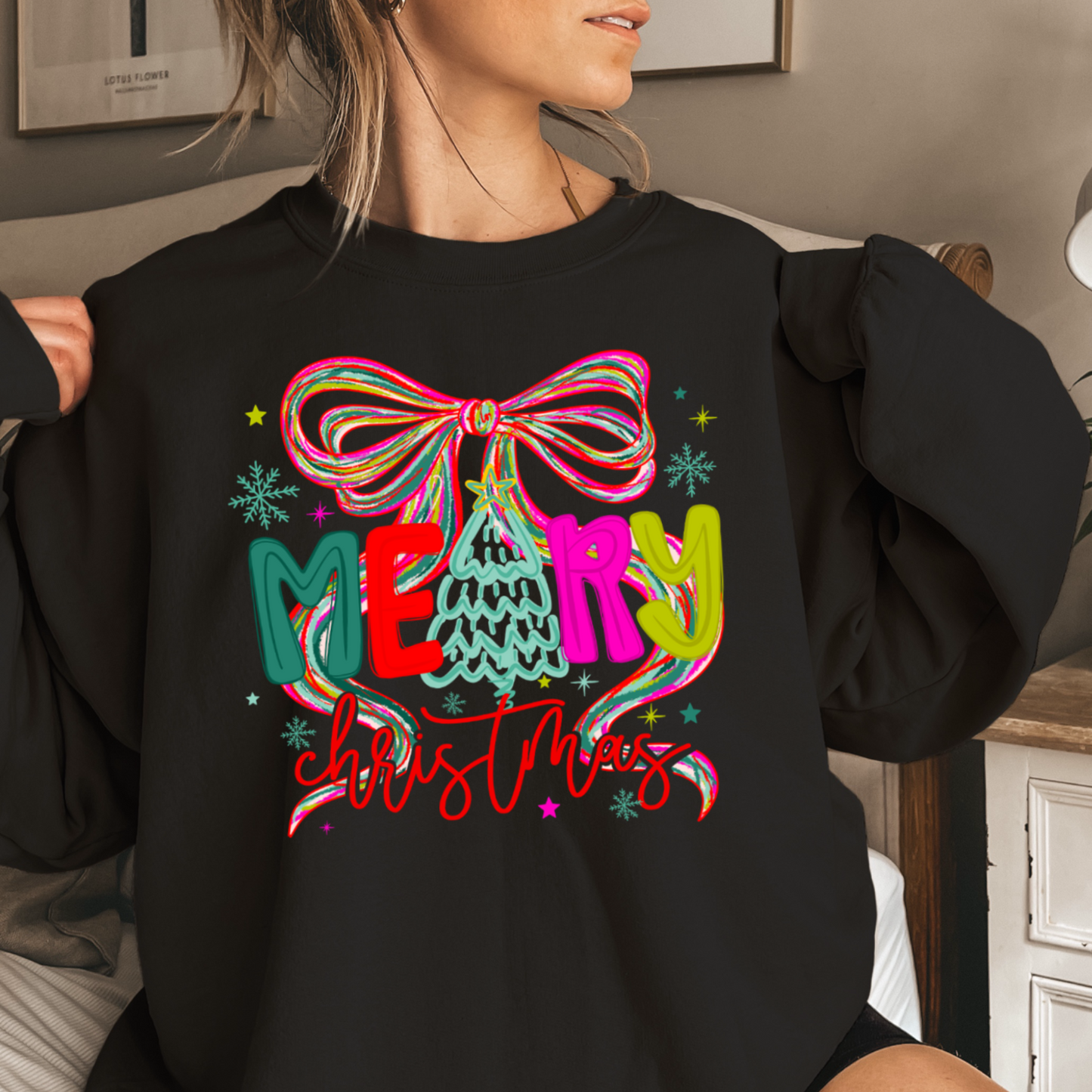 Merry Christmas Crewneck Sweatshirt