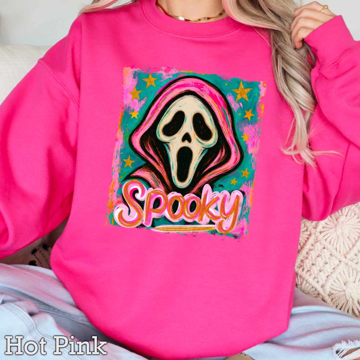 Spooky Floral Crewneck Sweatshirt