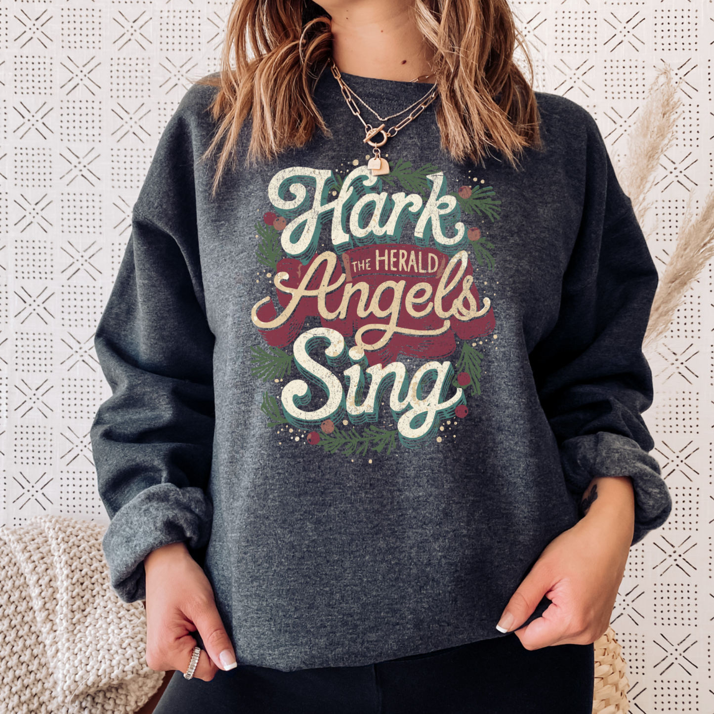 Hark The Herald Angels Sing Crewneck Sweatshirt