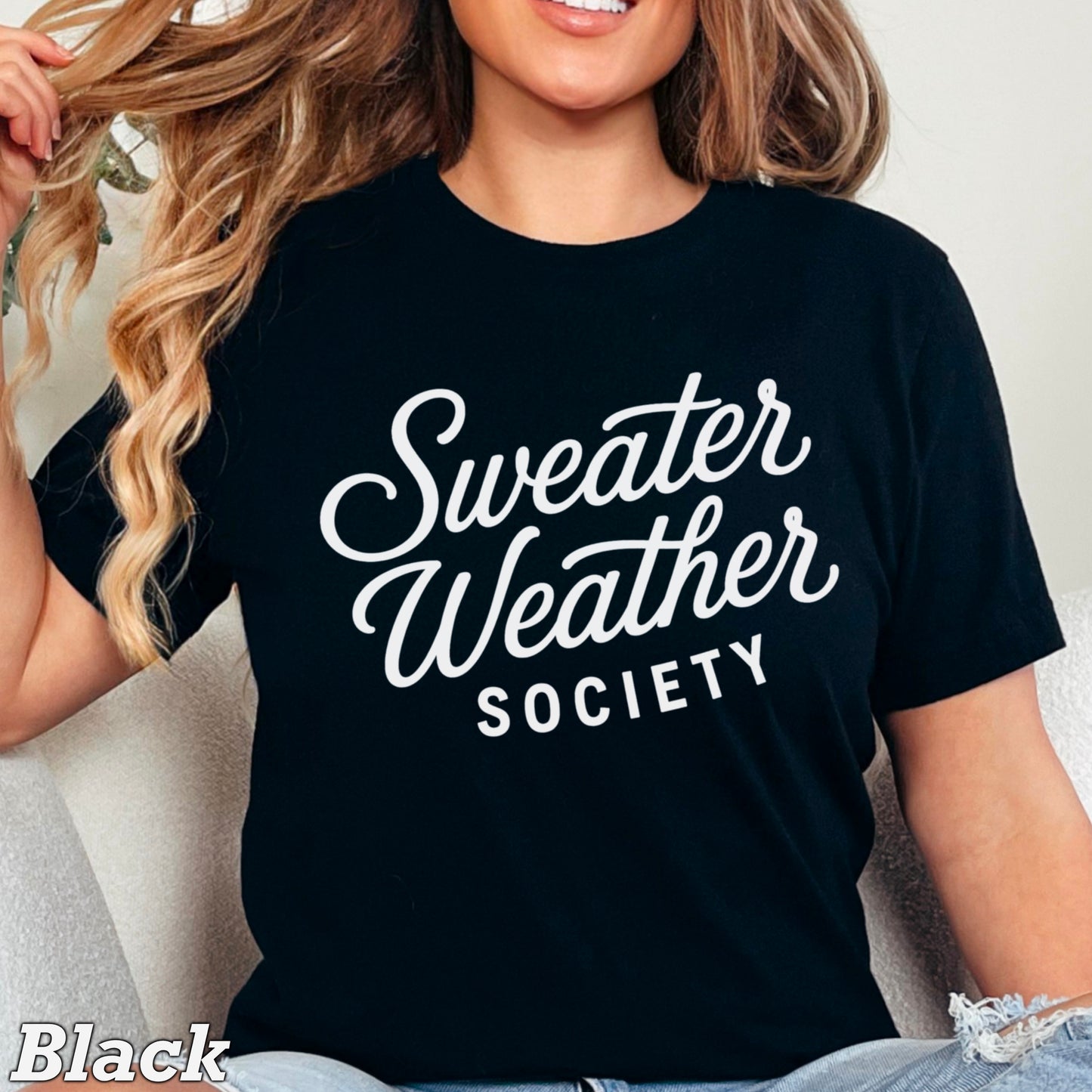Sweater Weather Society Comfort Color Graphic Tee