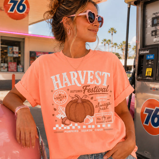 Harvest Festival Comfort Color Graphic Tee