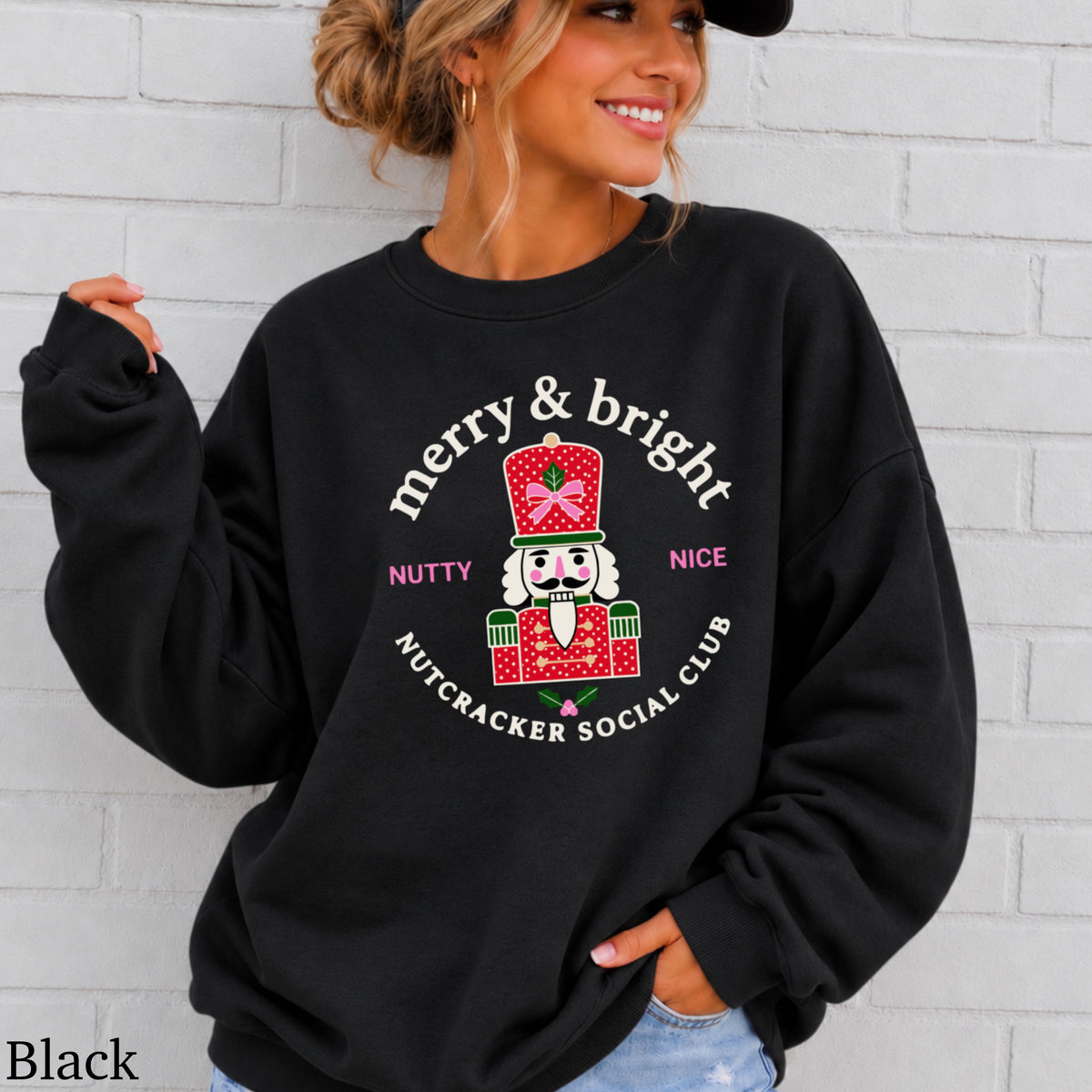 Nutcracker Social Club Christmas Crewneck Sweatshirt