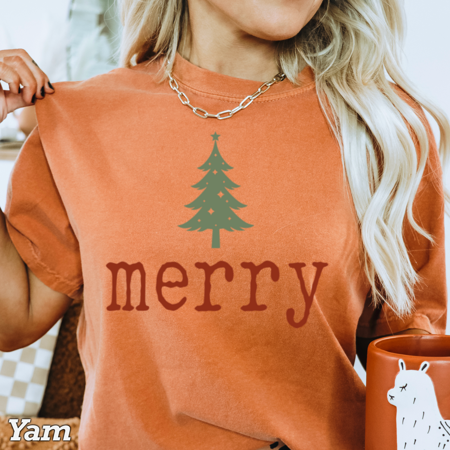 Merry Comfort Color Graphic Tee