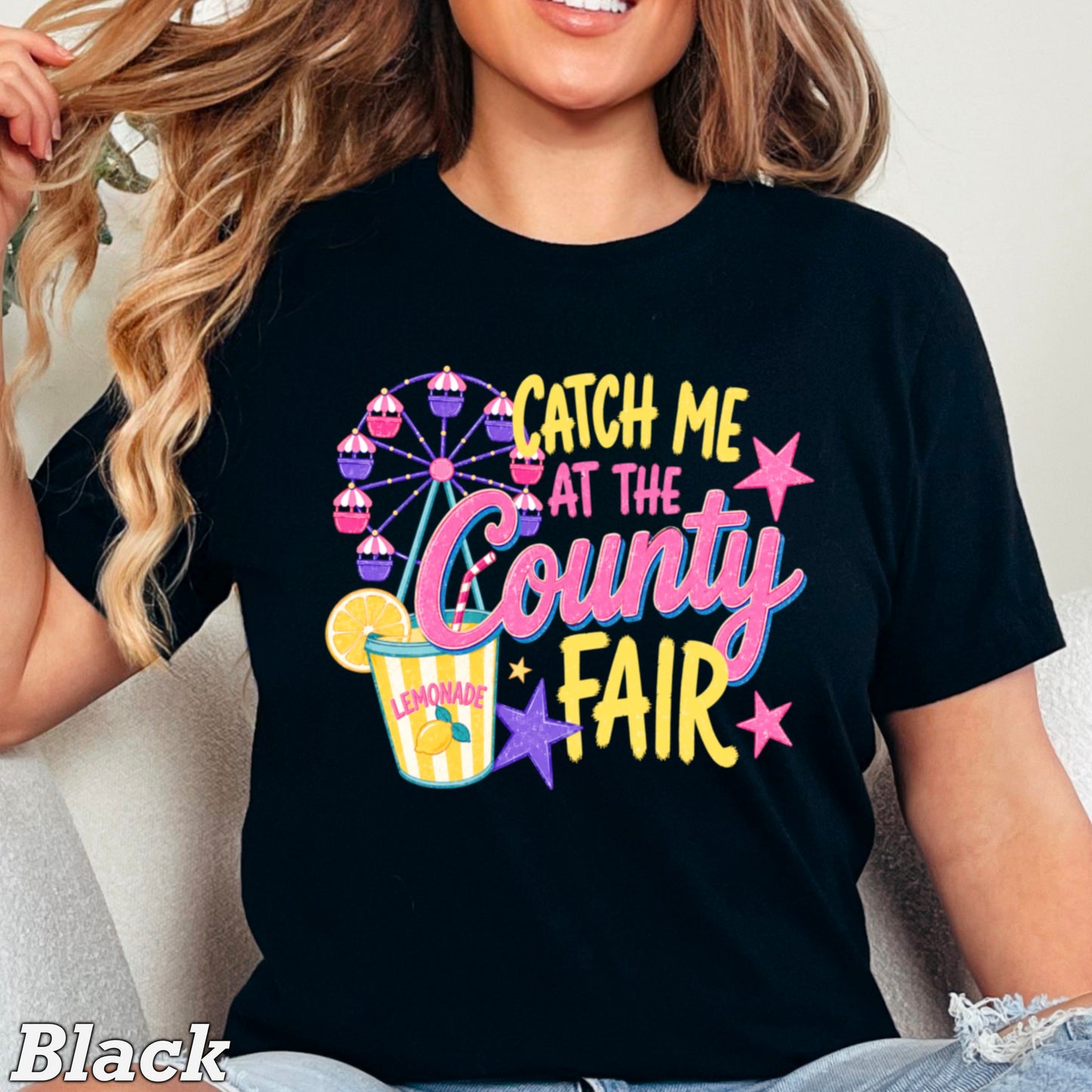 Catch Me At The County Fair Comfort Color Graphic Tee