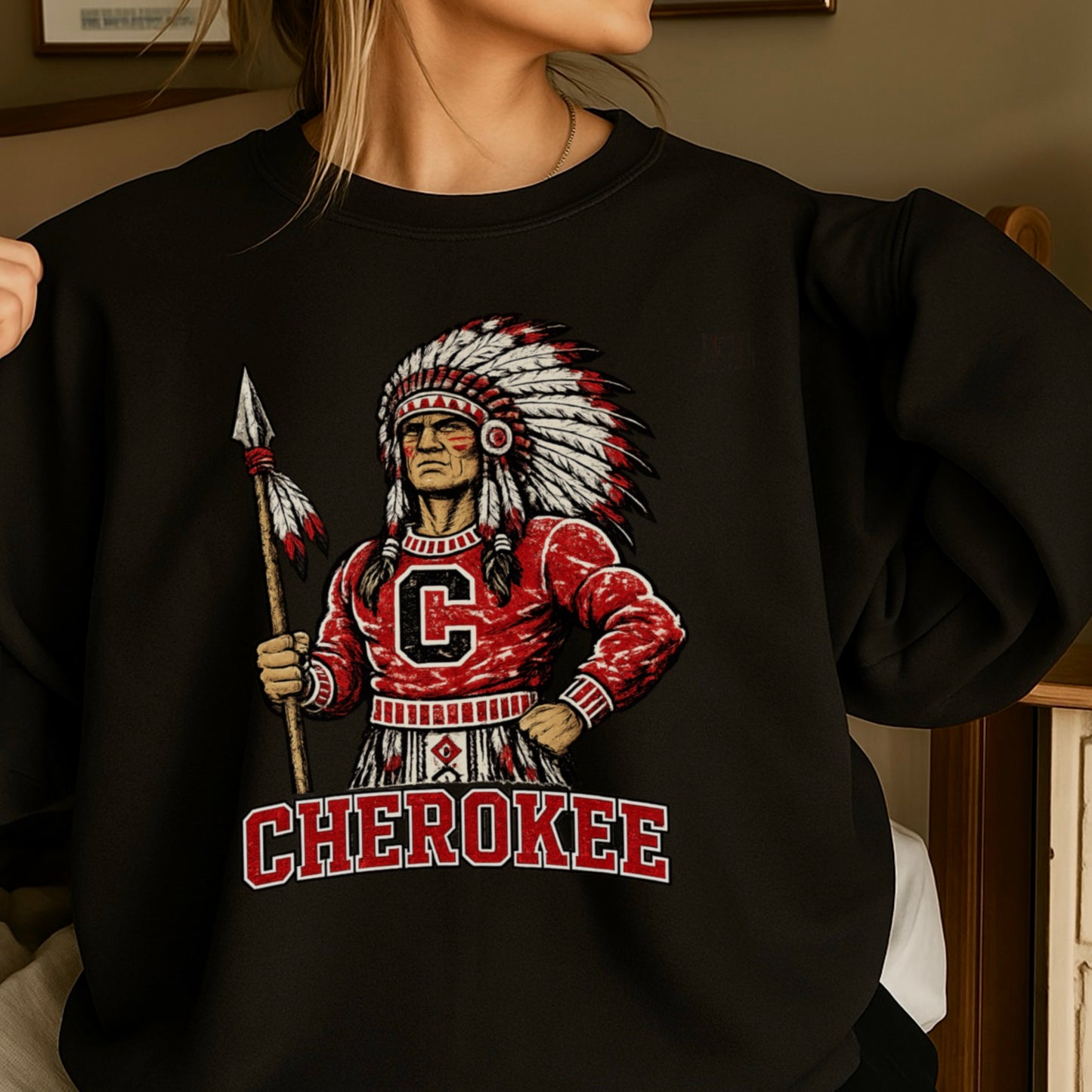 Cherokee Warriors Crewneck Sweatshirt