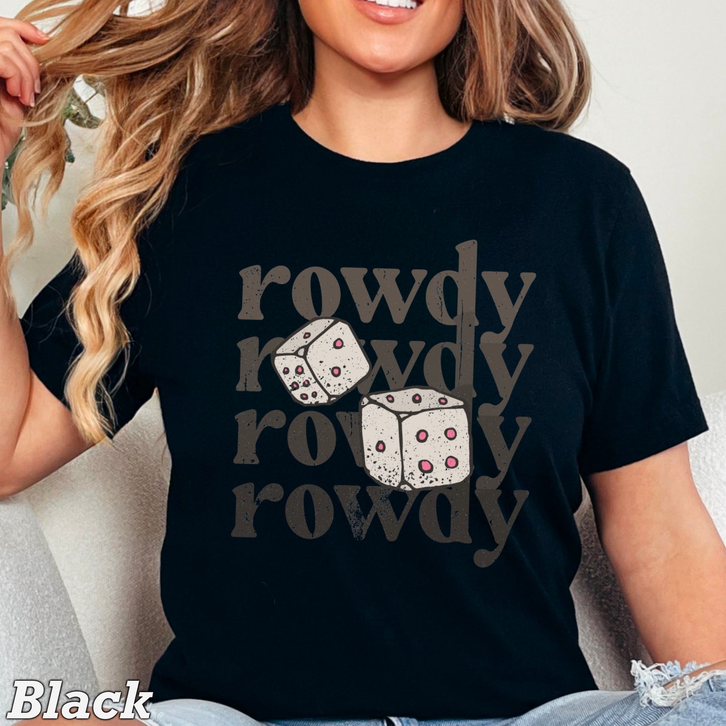 Rowdy Dice Comfort Color Graphic Tee