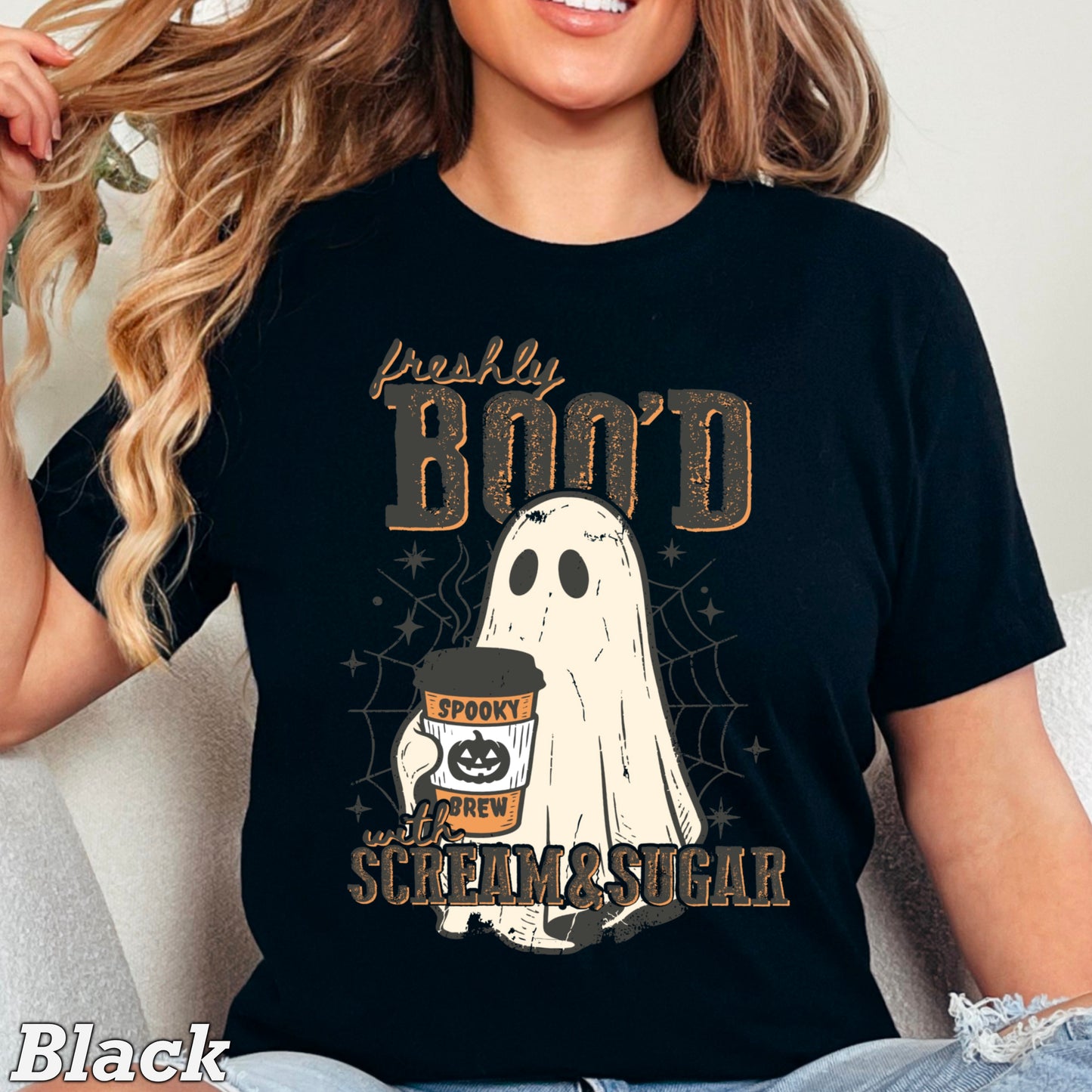 Freshly Boo’d Halloween Comfort Color Graphic Tee