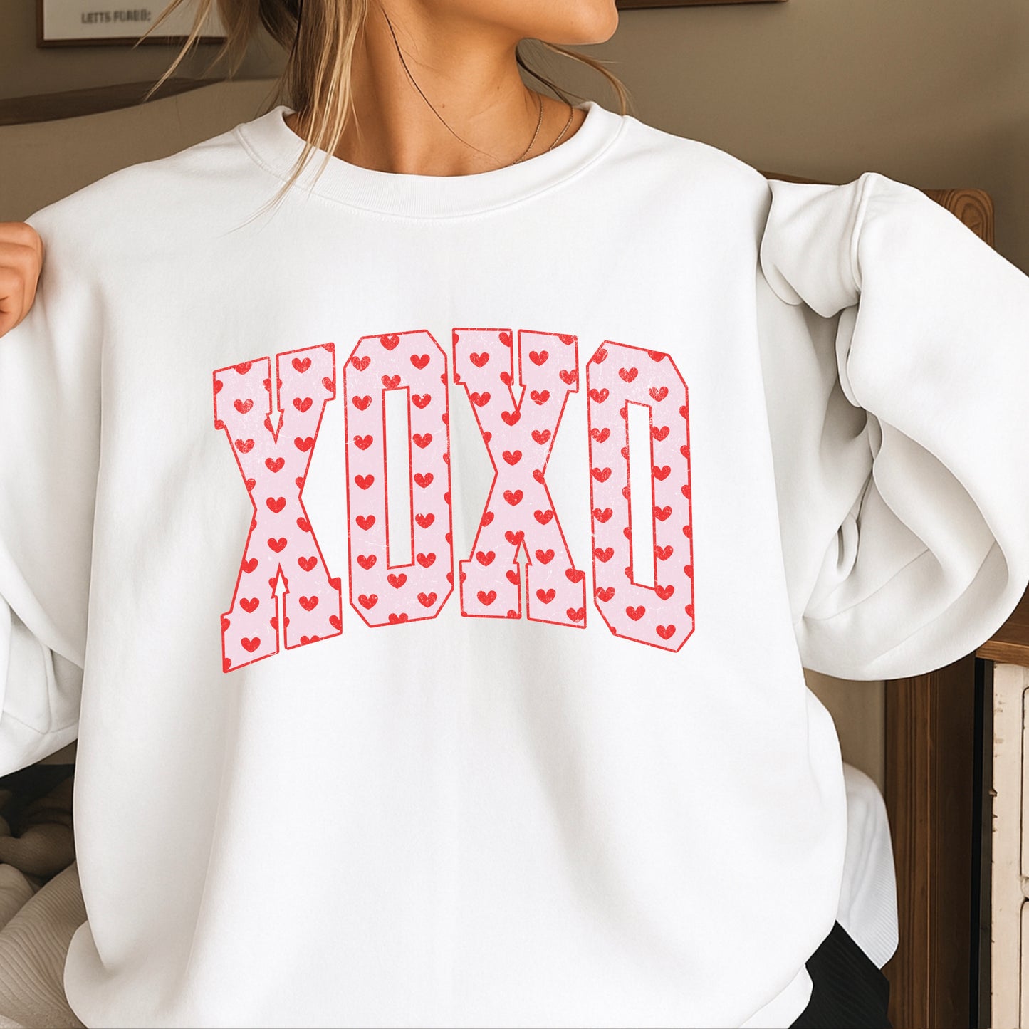 Xoxo Valentine’s Day Crewneck Sweatshirt