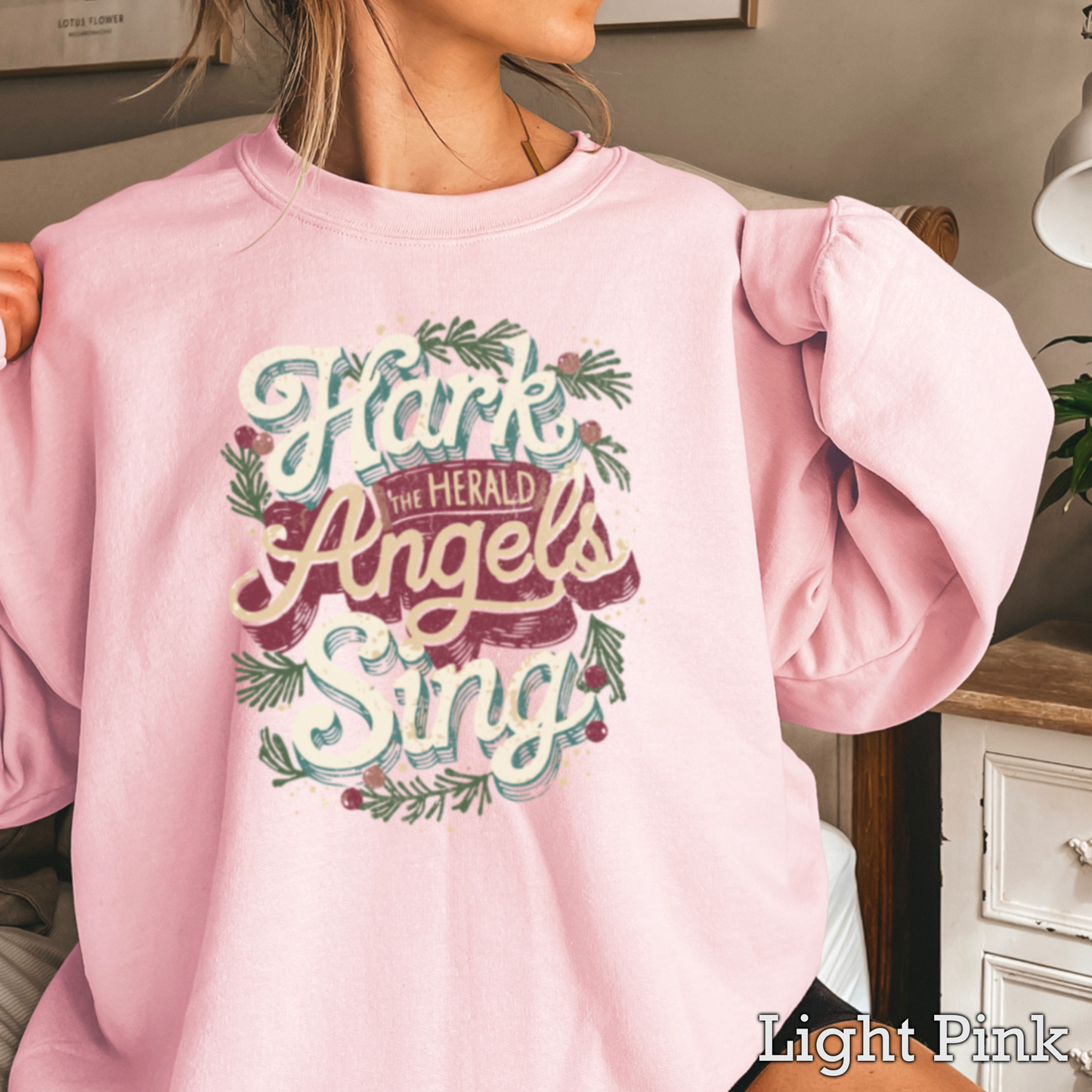 Hark The Herald Angels Sing Crewneck Sweatshirt