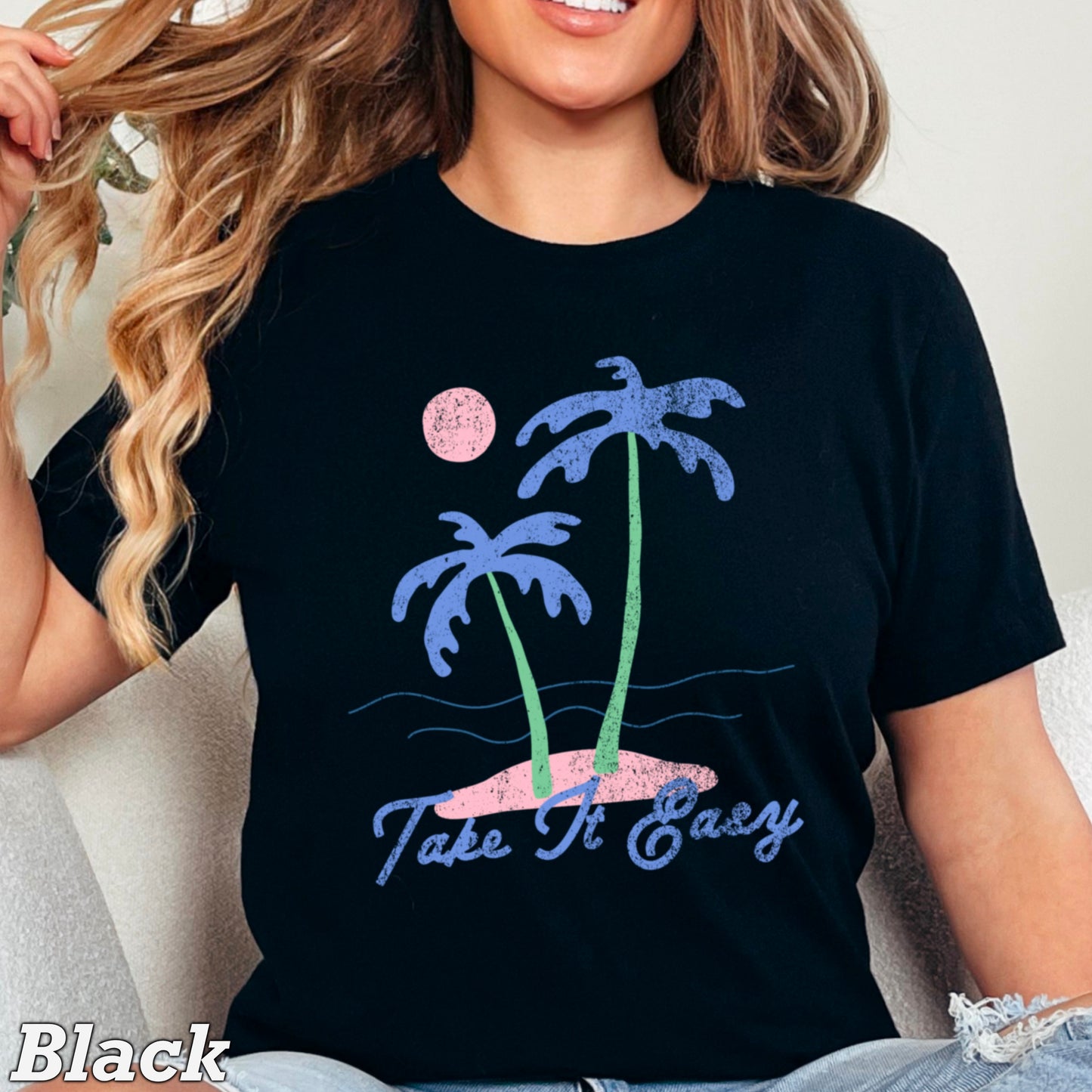 Take It Easy Comfort Color Graphic Tee