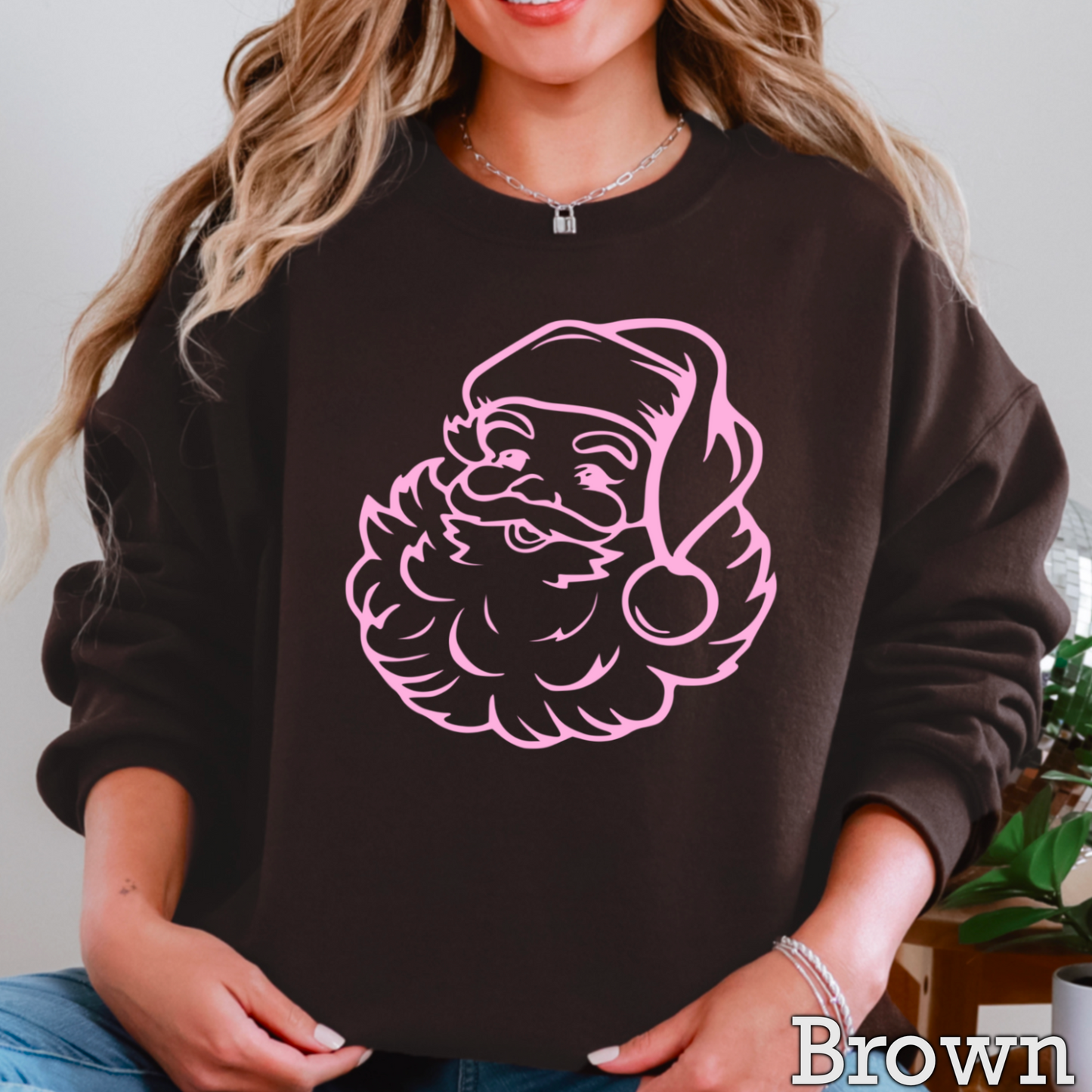 Vintage Santa Crewneck Sweatshirt