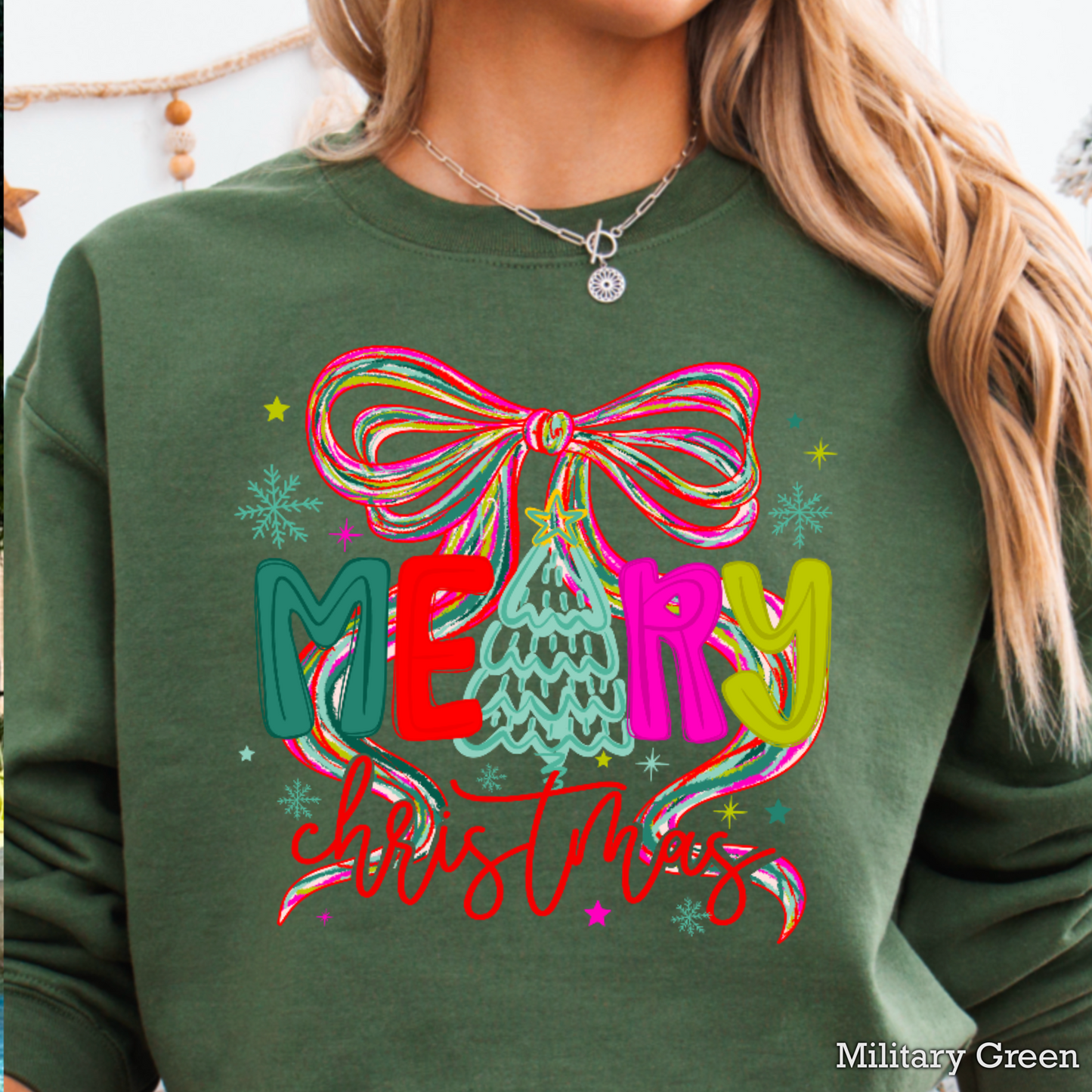 Merry Christmas Crewneck Sweatshirt