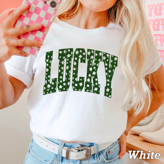 Lucky St. Patrick’s Day Comfort Color Graphic Tee