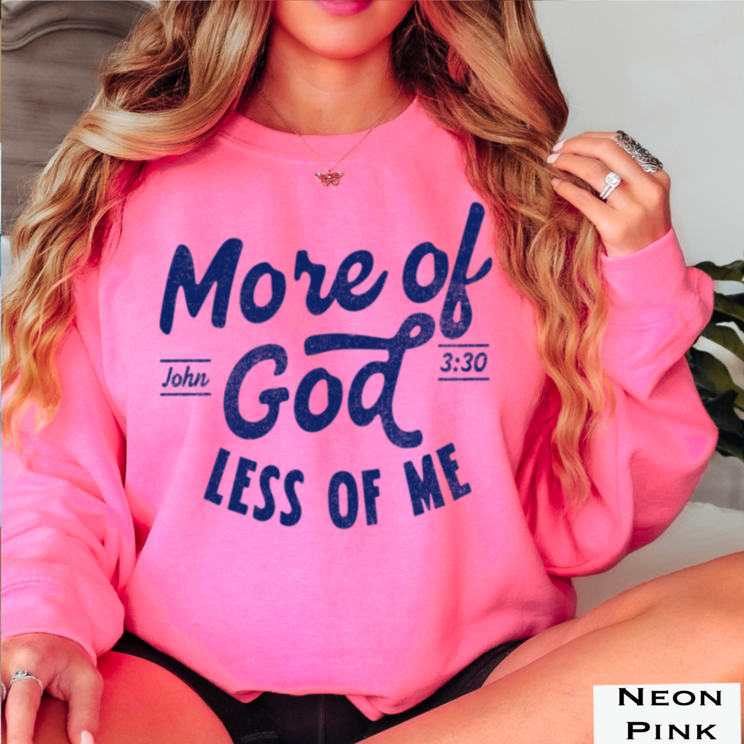 More Of God Graphic Crewneck Sweatshirt