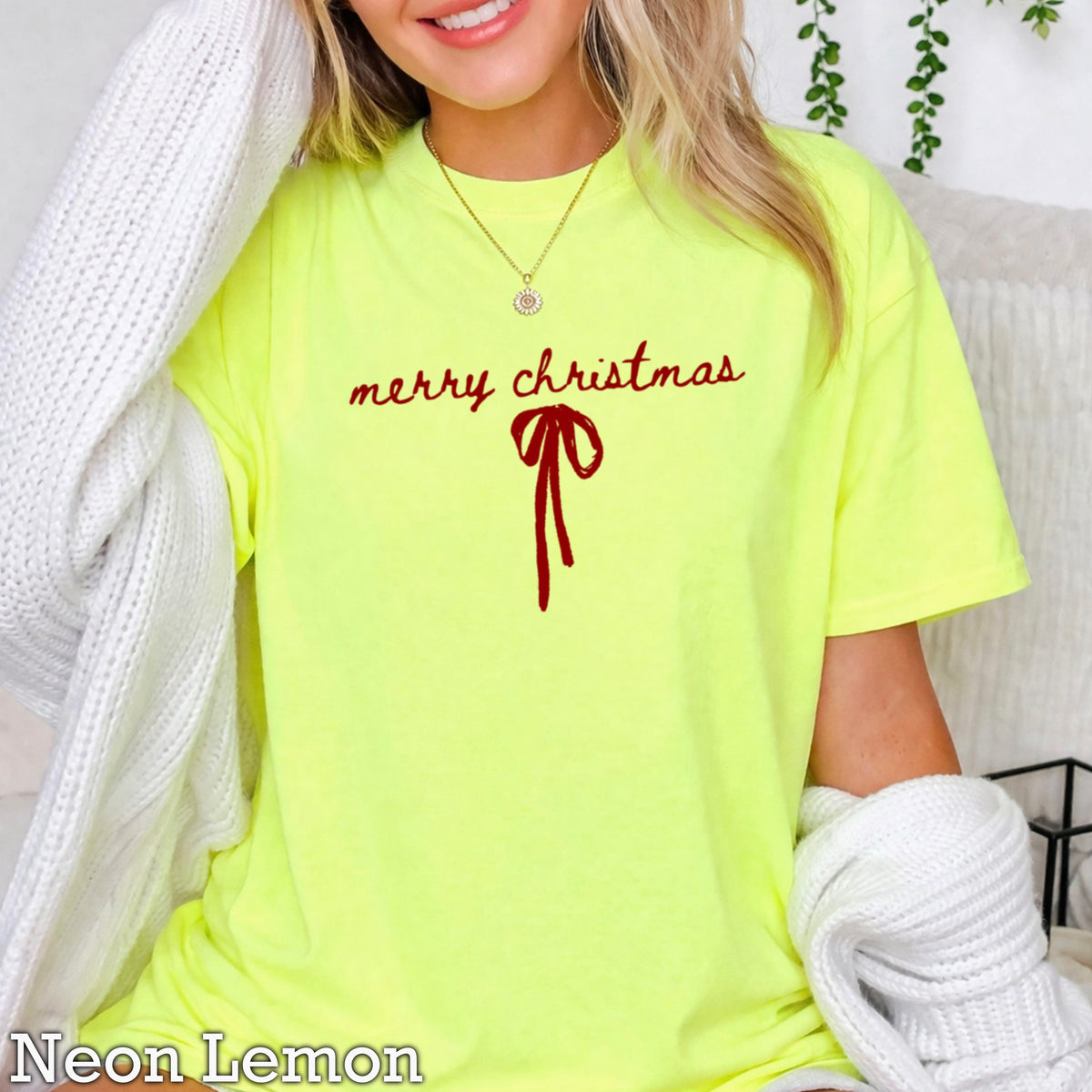 Merry Christmas Comfort Color Graphic Tee