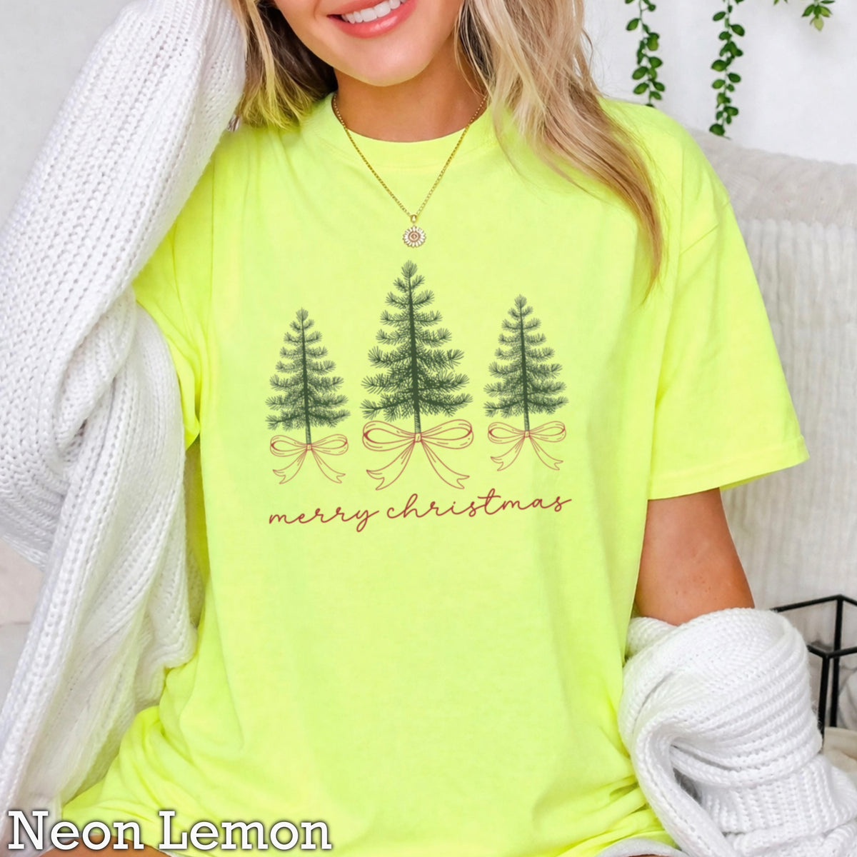 Merry Christmas Comfort Color Graphic Tee