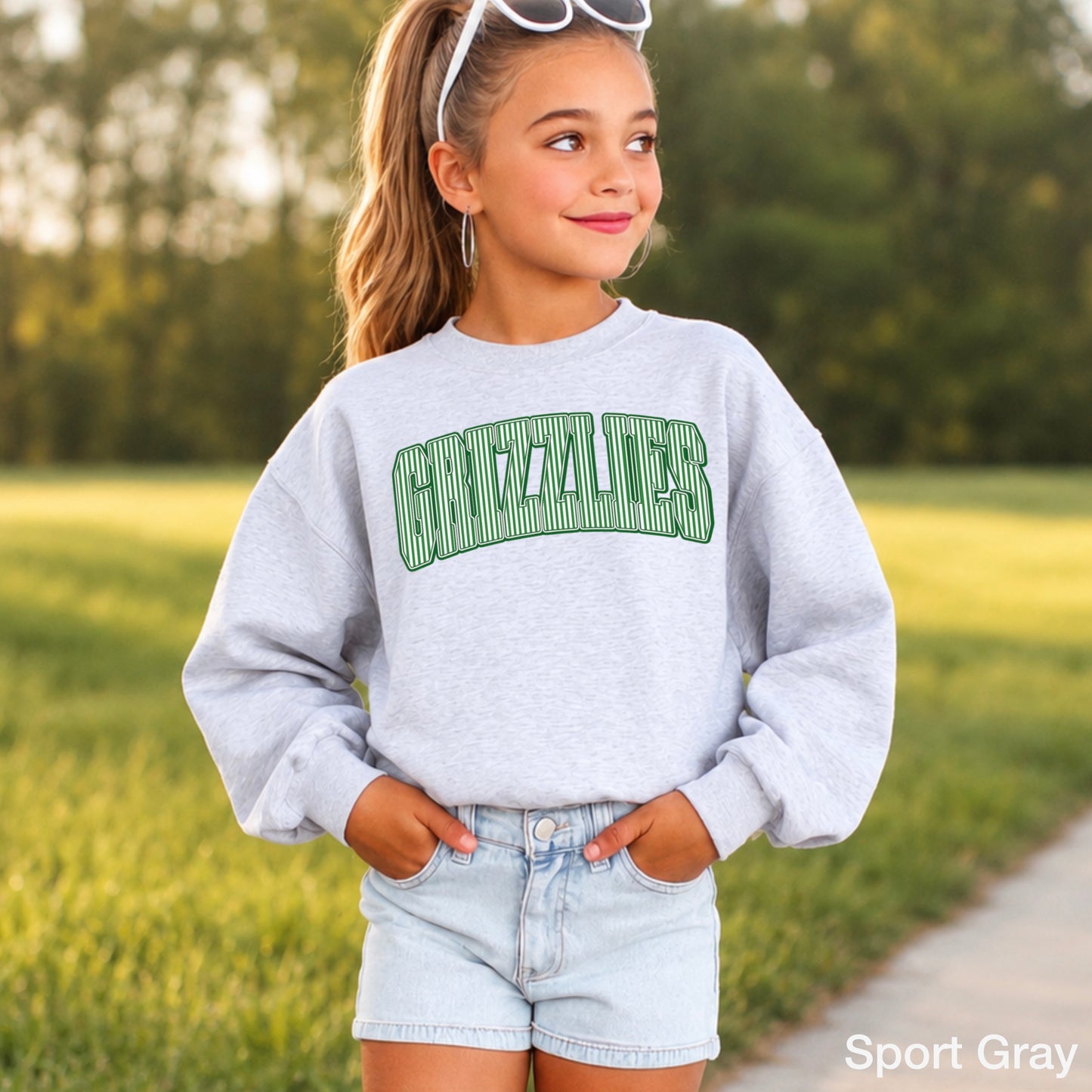 Grizzlies Youth Crewneck Sweatshirt