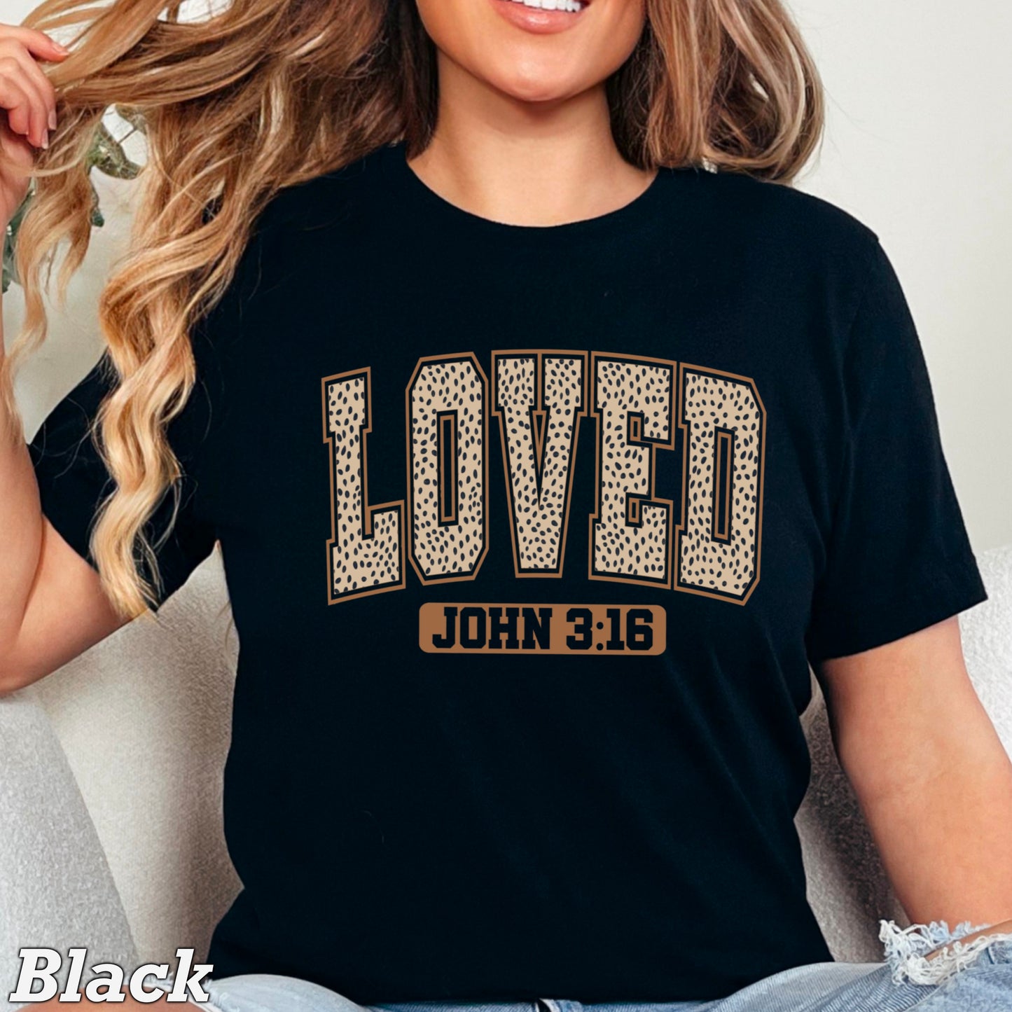 John 3:16 Valentine’s Day Comfort Color Graphic Tee