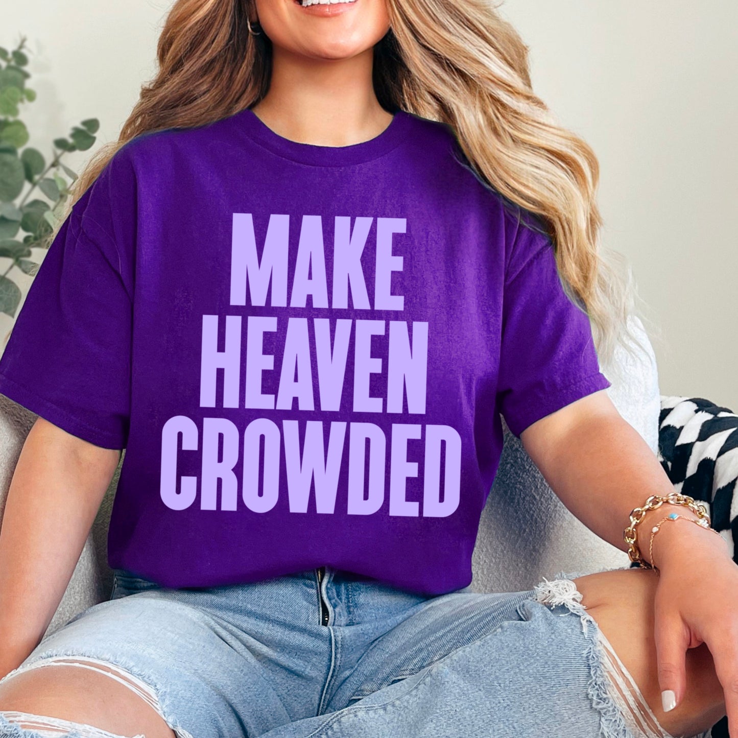SHIPS 5/16 Make Heaven Crowded Screen Print Transfer