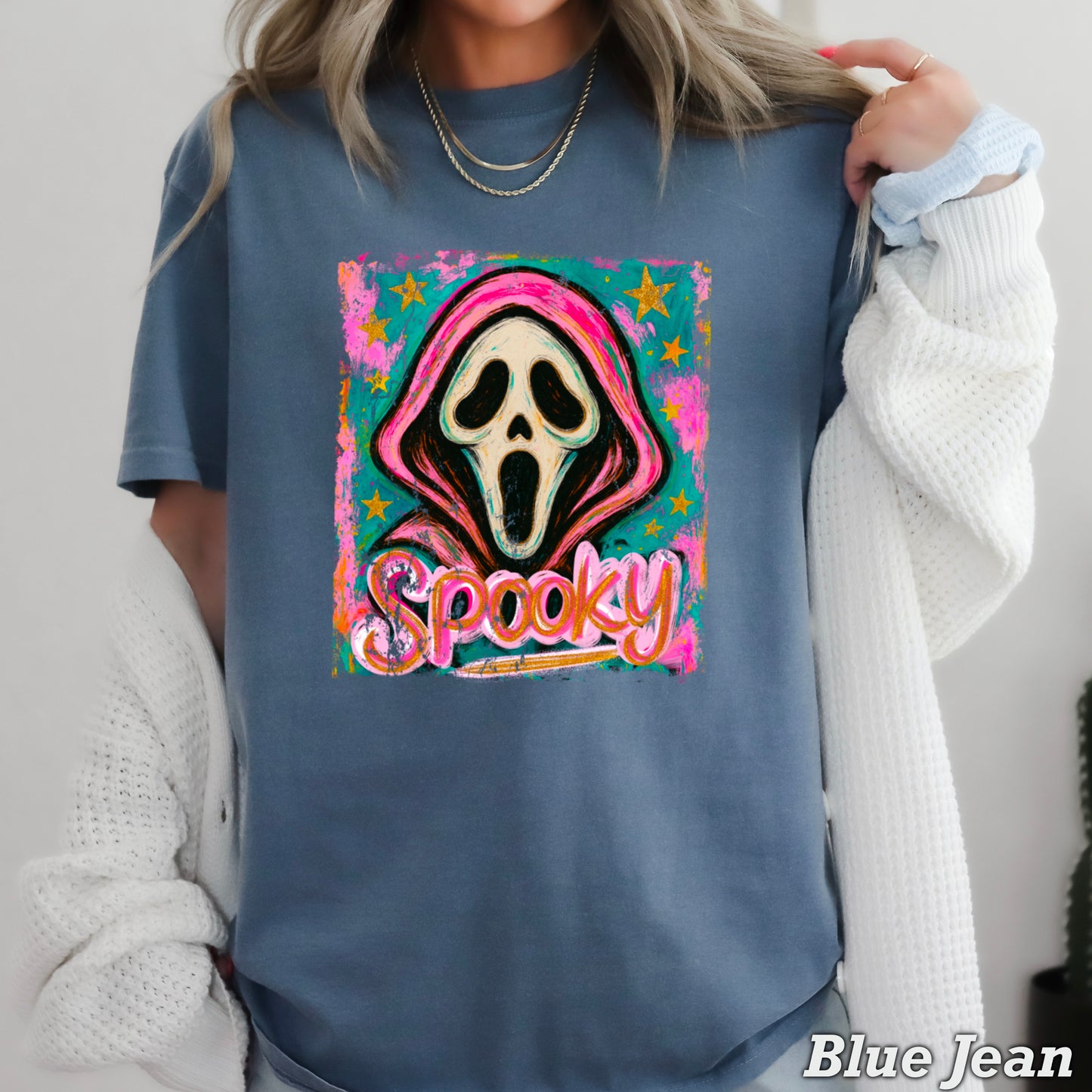 Spooky Floral Comfort Color Graphic Tee