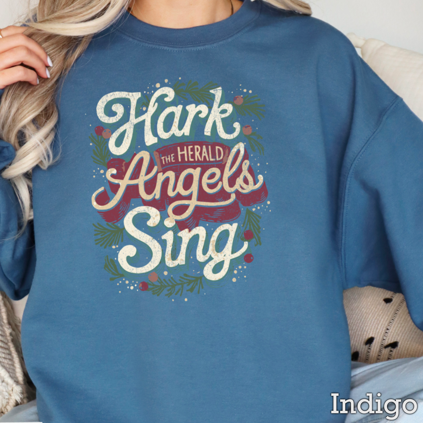 Hark The Herald Angels Sing Crewneck Sweatshirt