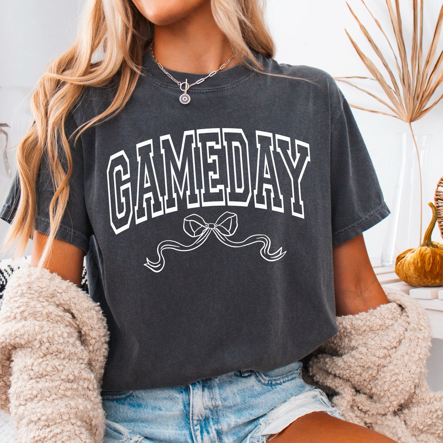 Game Day Bow Screen Print Transfer