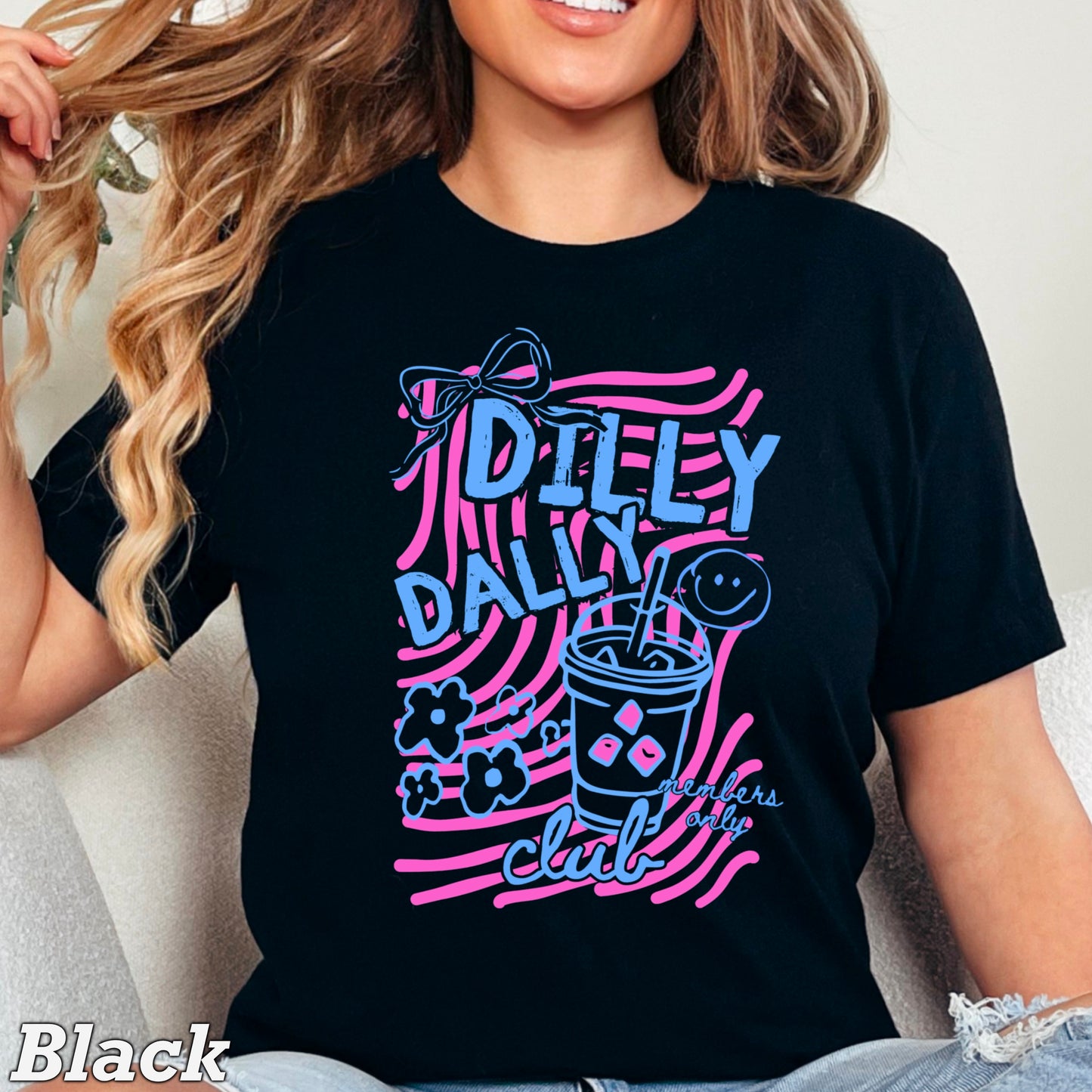 Dilly Dally Club Comfort Color Graphic Tee