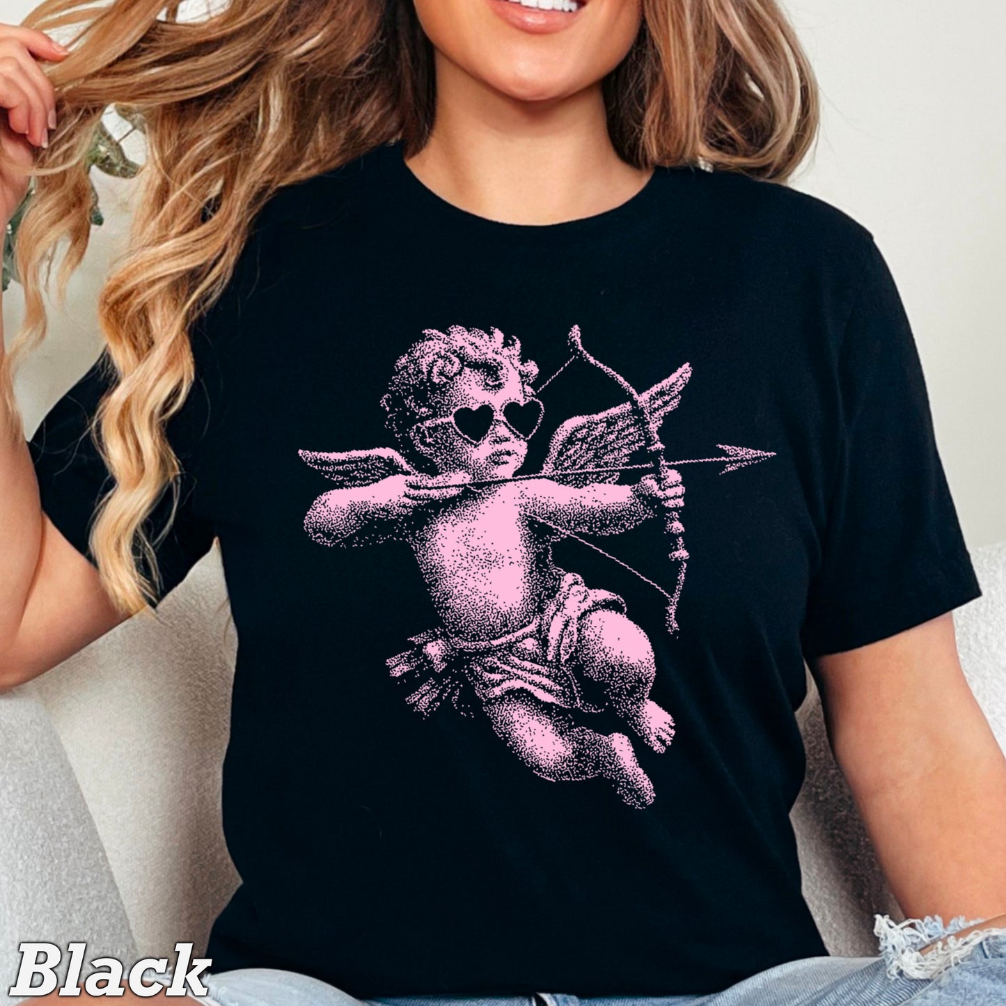 Halftone Valentine’s Day Comfort Color Graphic Tee