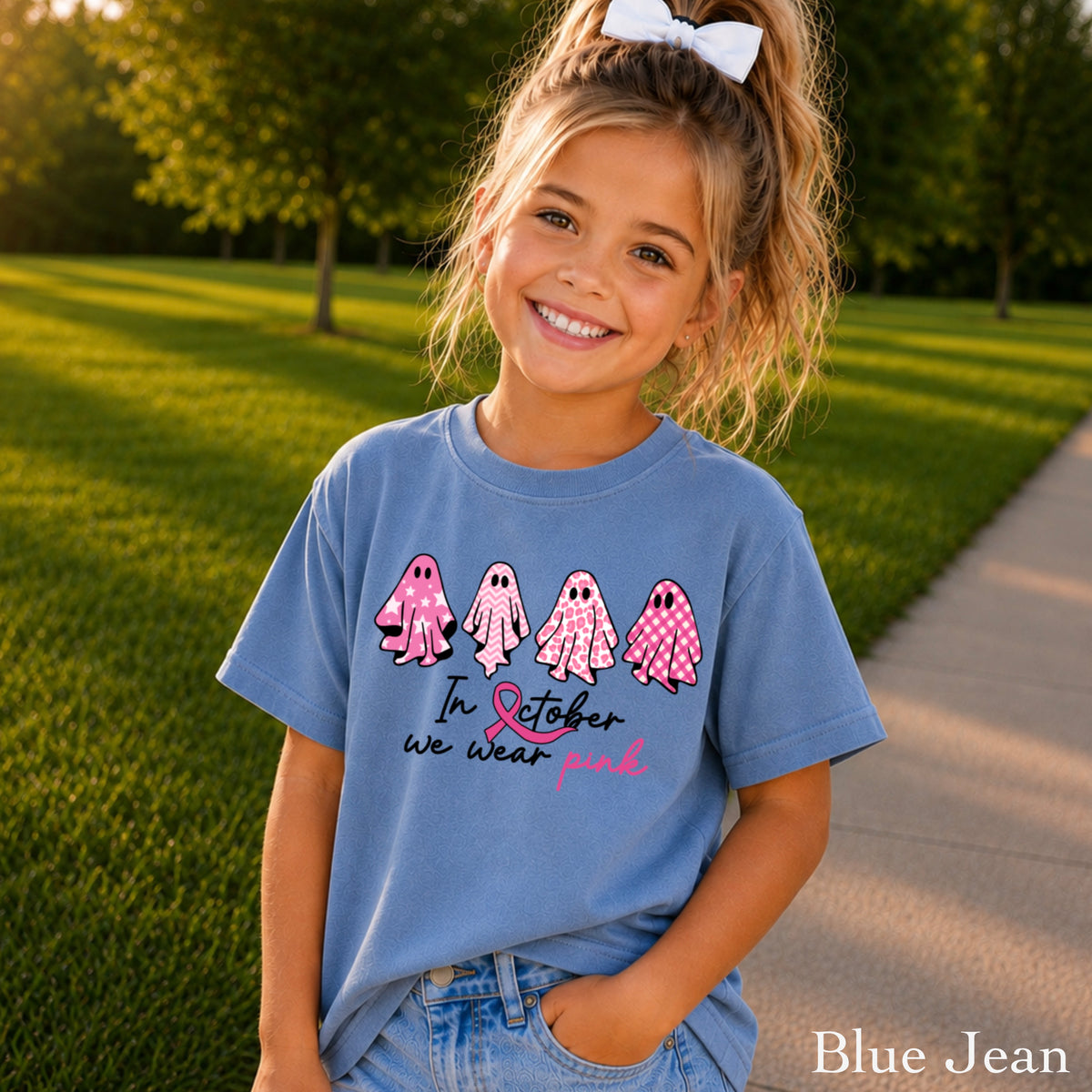 On Wednesdays We Wear Pink Youth Comfort Color T-Shirt