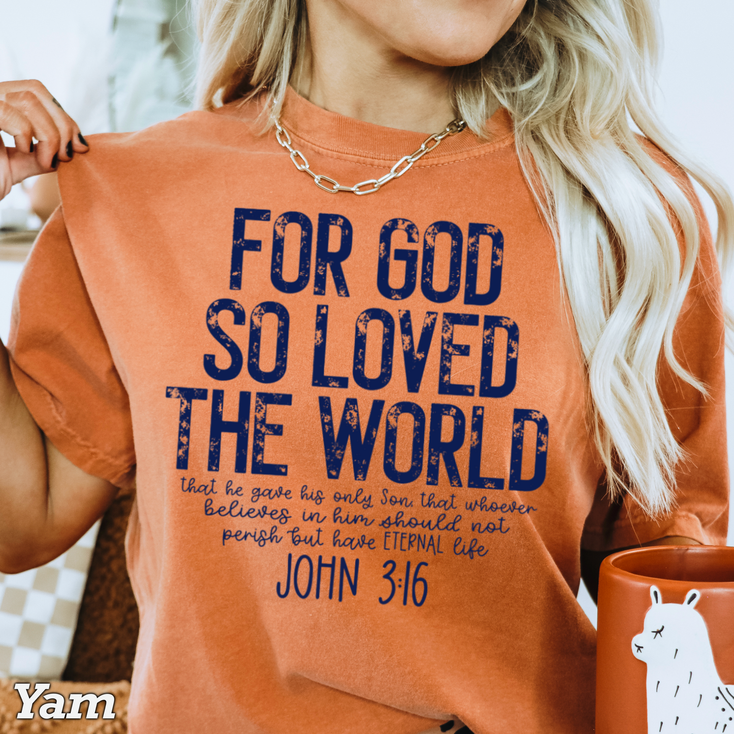 For God So Loved The World Comfort Color Graphic Tee