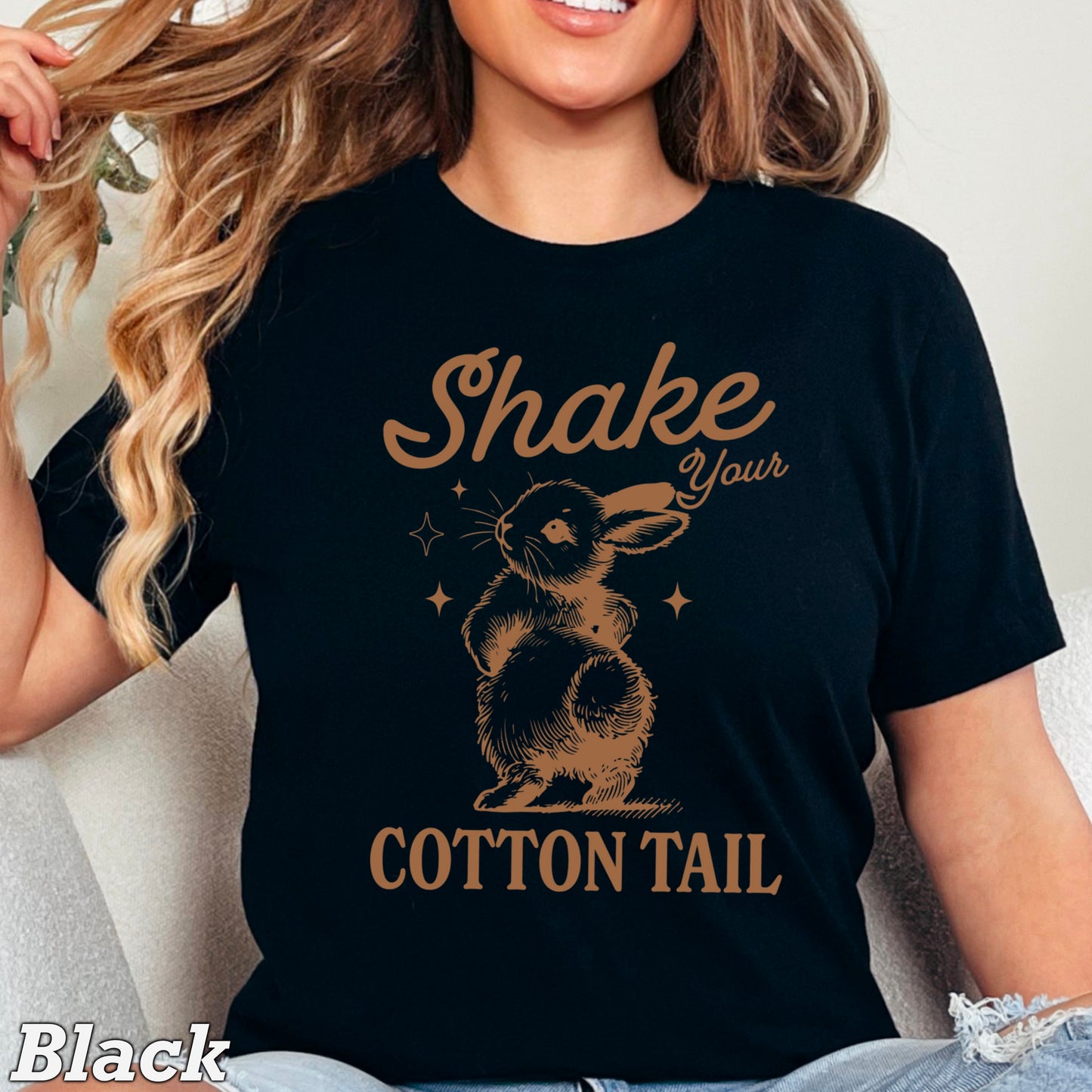 Shake Your Cotton Tail Easter Comfort Color Graphic Tee
