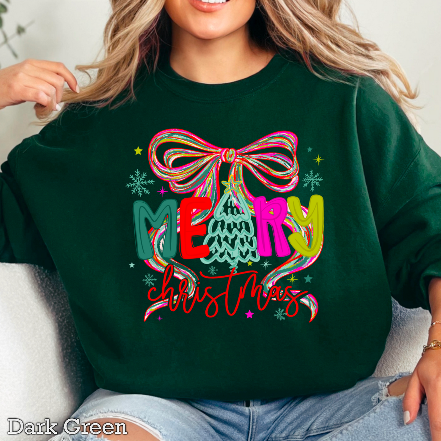 Merry Christmas Crewneck Sweatshirt