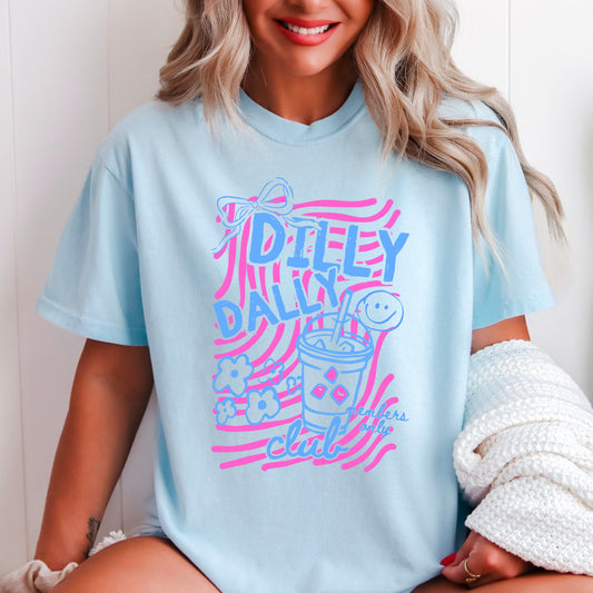 Dilly Dally Club Comfort Color Graphic Tee