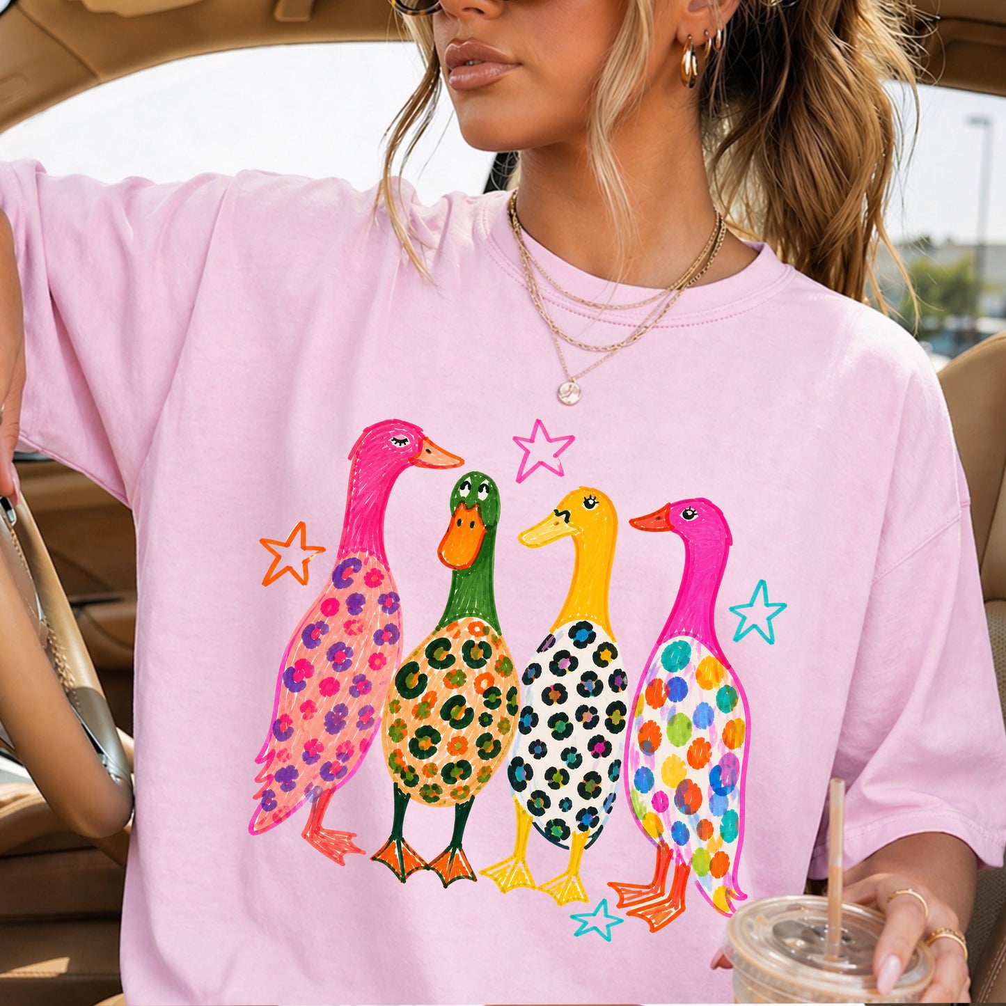 Mallard Ducks Comfort Color Graphic Tee