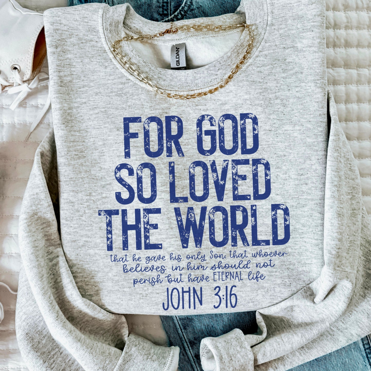 John 3:16 Screen Print Transfer