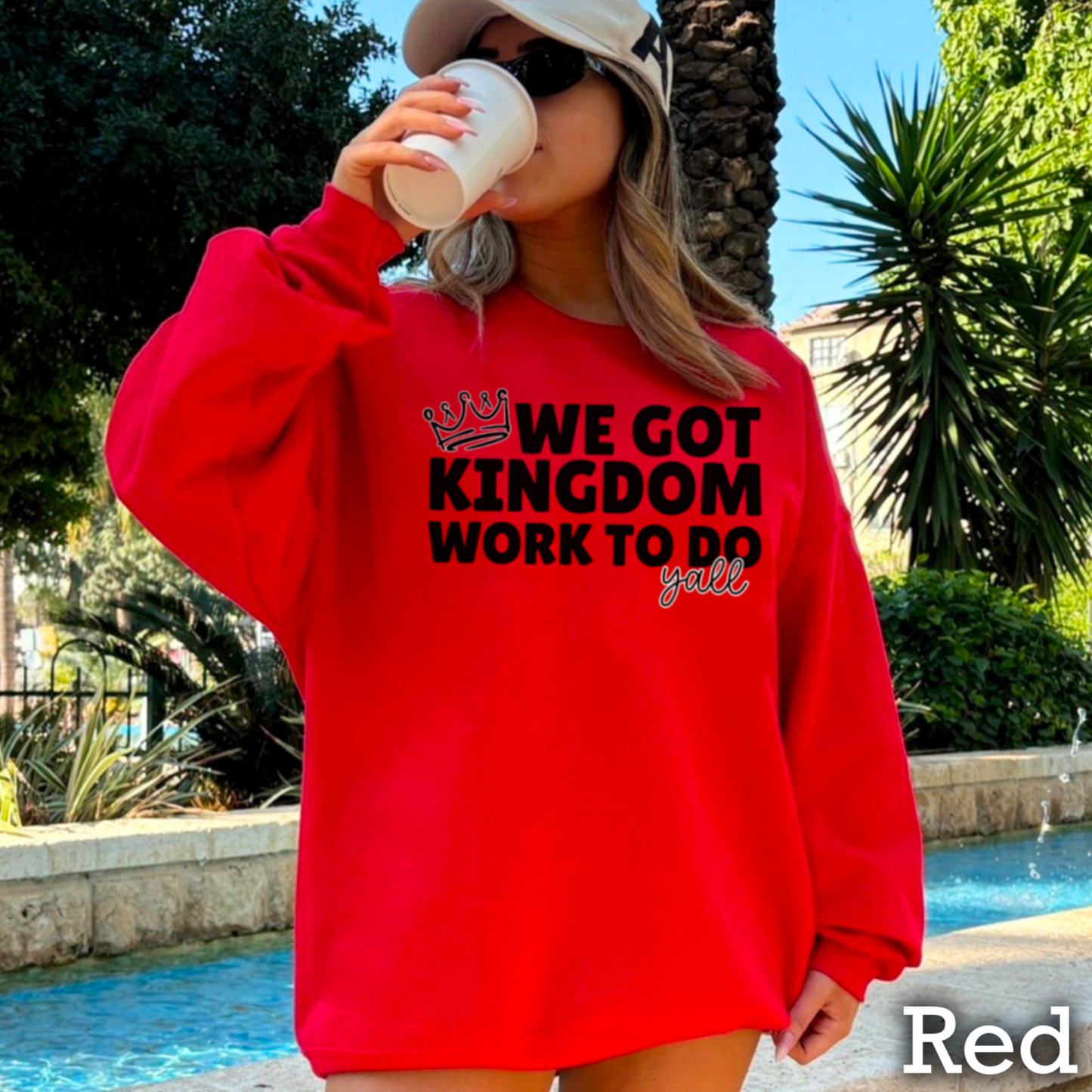 We Got Kingdom Work To Do Y’all Graphic Crewneck Sweatshirt