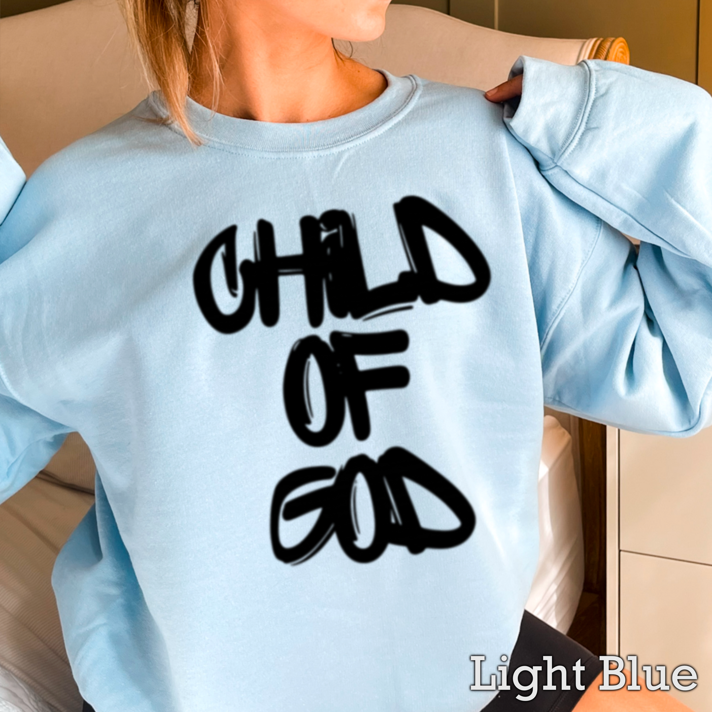 Child Of God Graphic Crewneck Sweatshirt